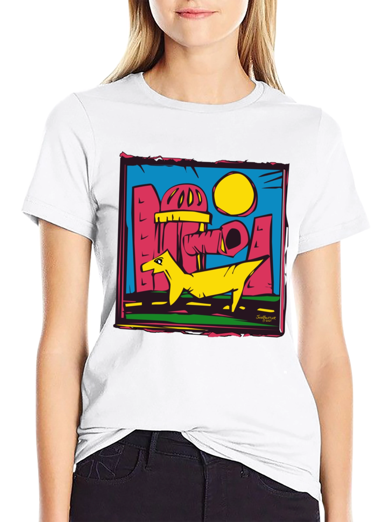 Urban Cartoon Graphic T-Shirt