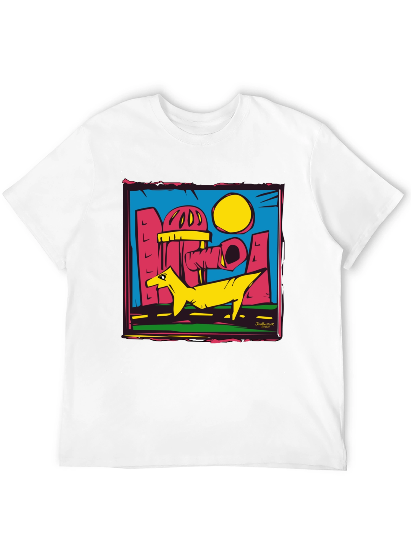 Urban Cartoon Graphic T-Shirt