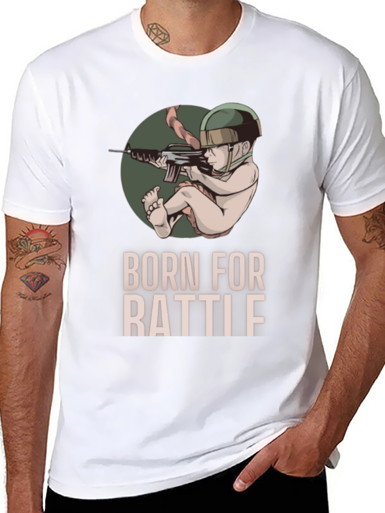 Born for Battle Baby T-Shirt