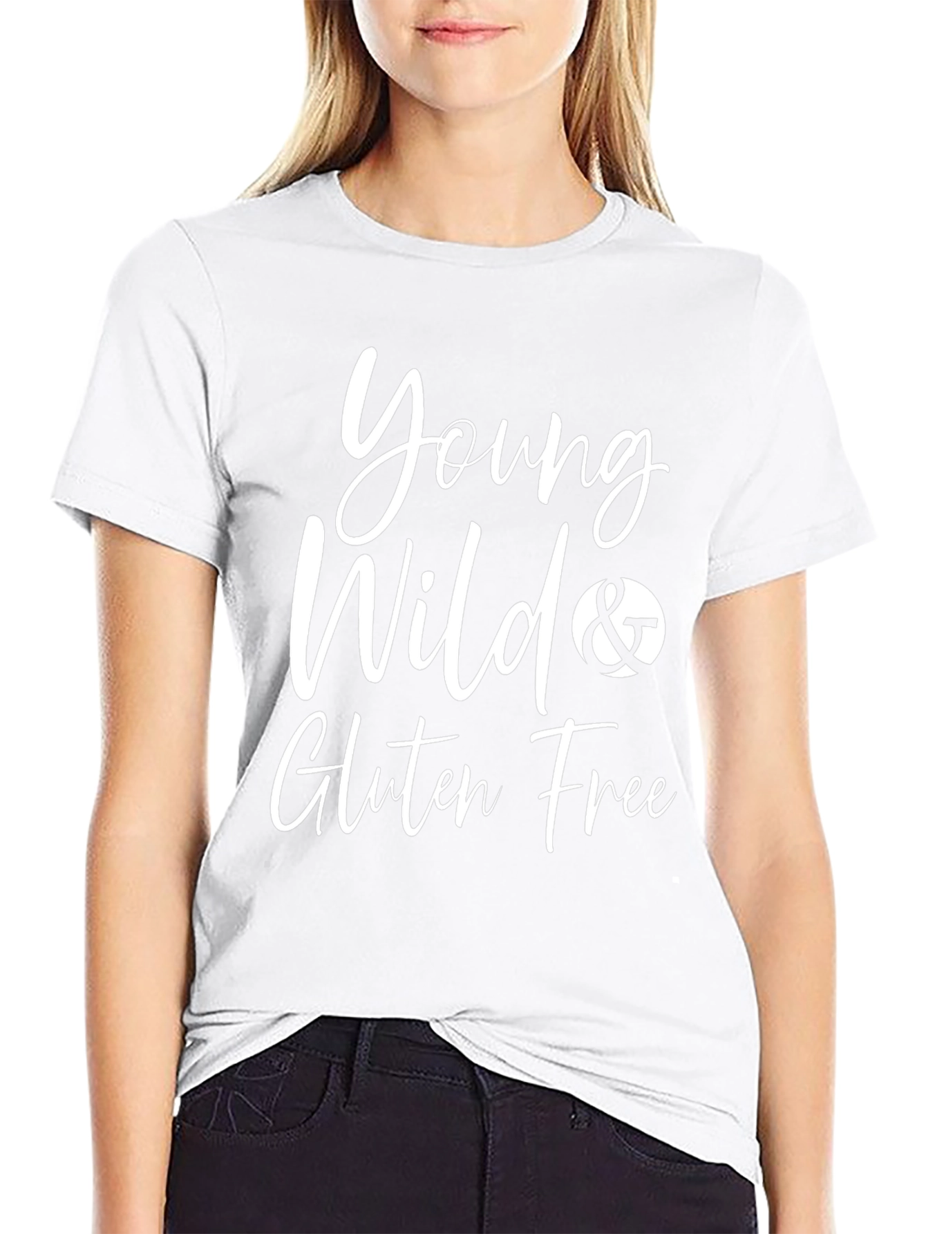 Young Wild & Gluten Free Black T-Shirt