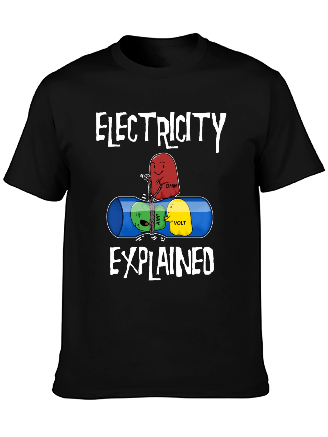 Electricity Explained Graphic T-Shirt