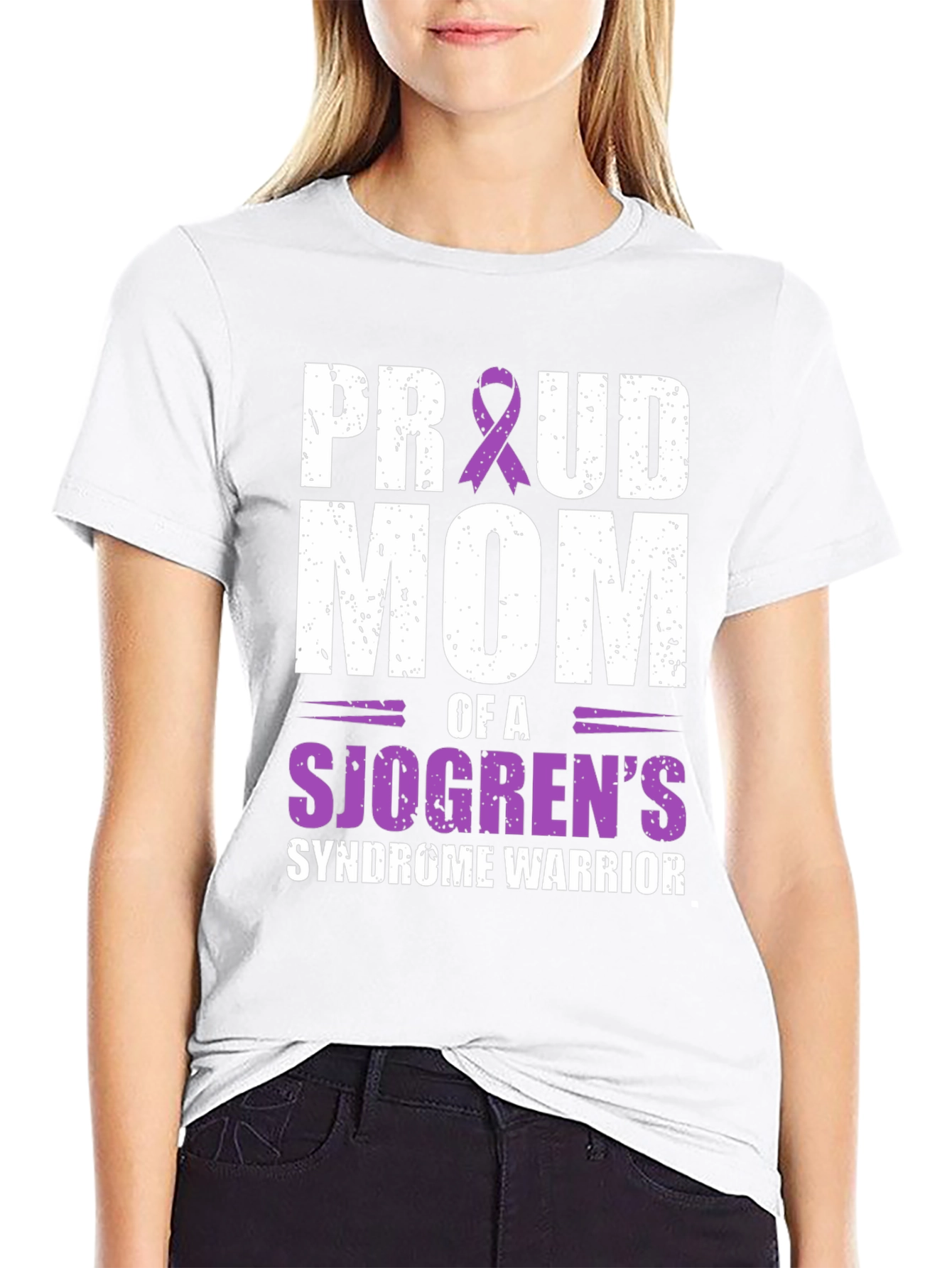 Proud Mom of a Sjogrens Syndrome Warrior T-Shirt