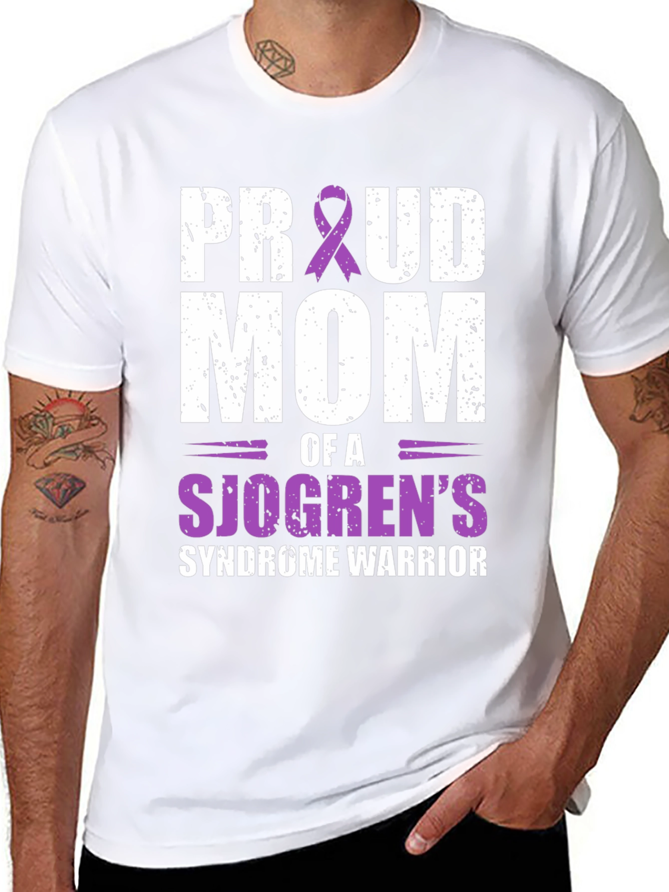 Proud Mom of a Sjogrens Syndrome Warrior T-Shirt
