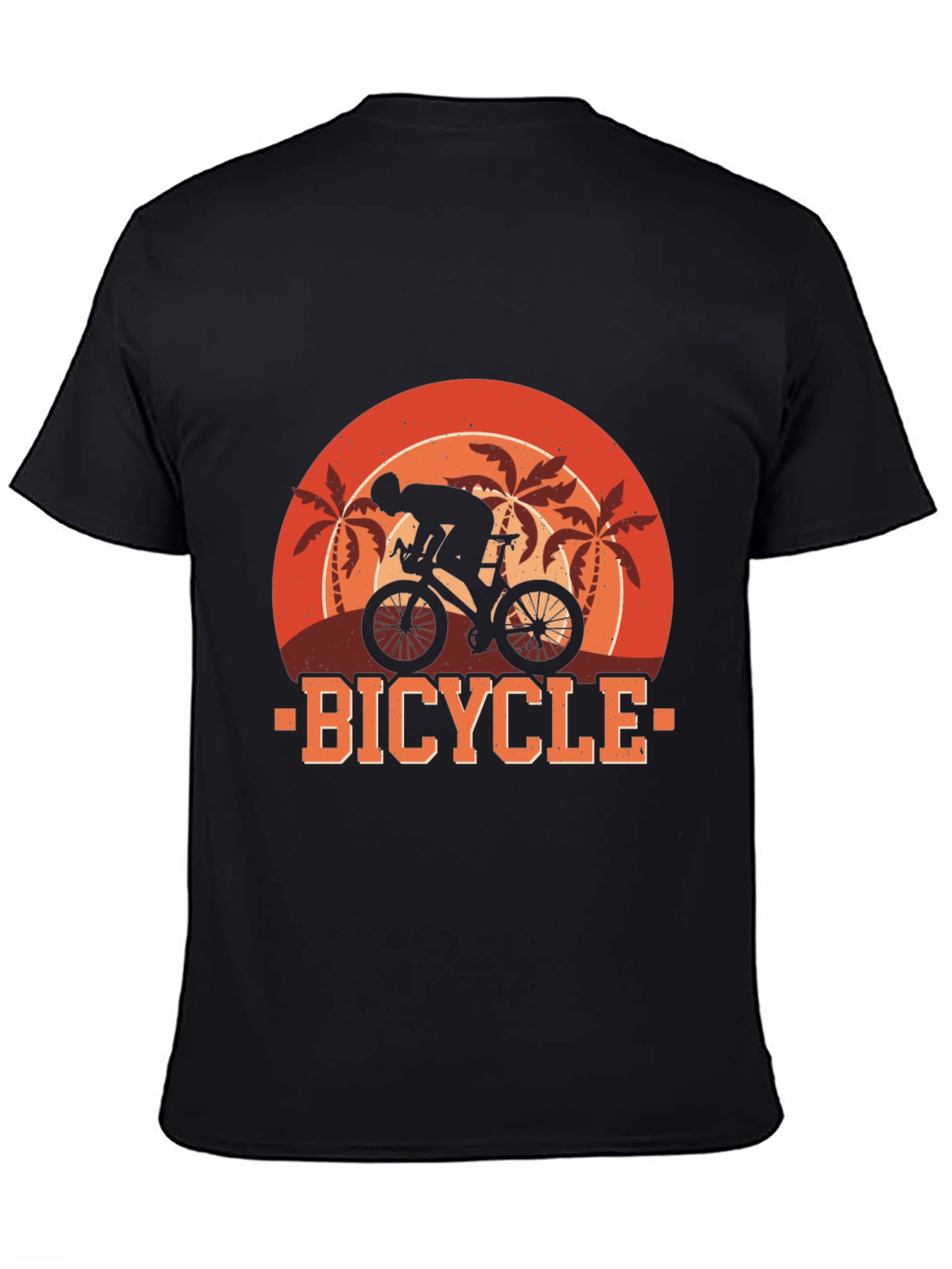 Bicycle Sunset Graphic Tee