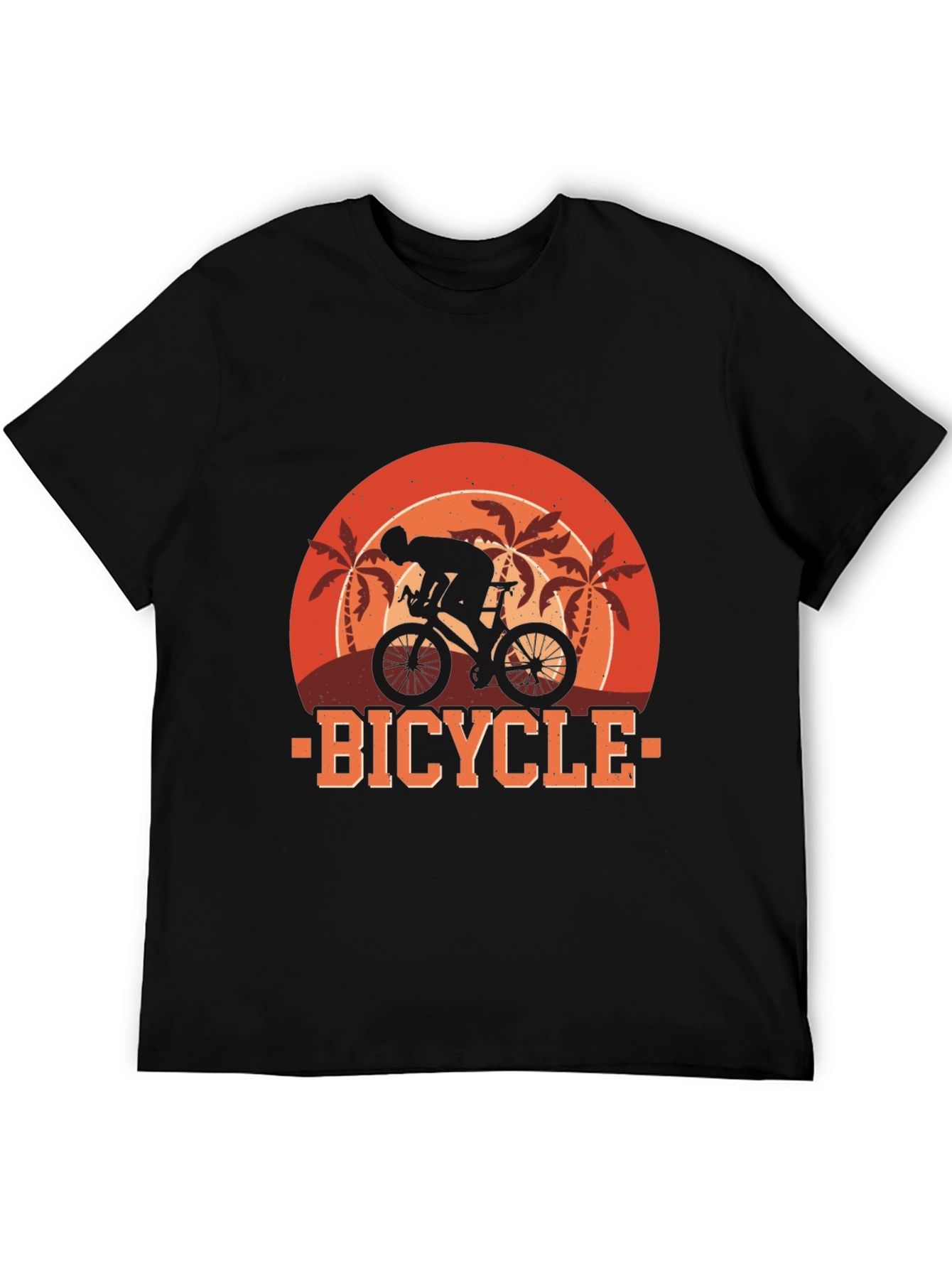 Bicycle Sunset Graphic Tee