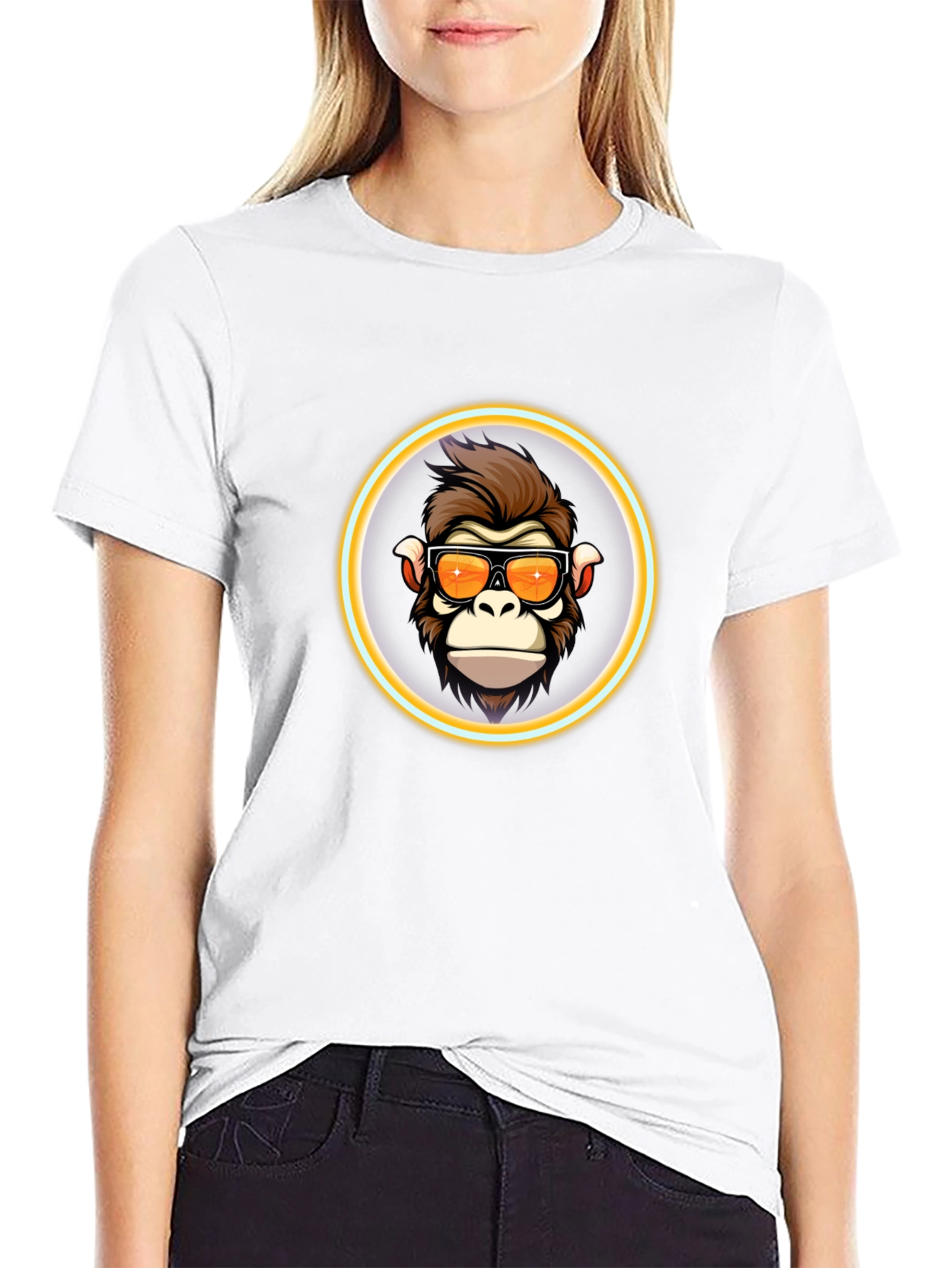 Cool Ape Graphic Tee - Black T-Shirt
