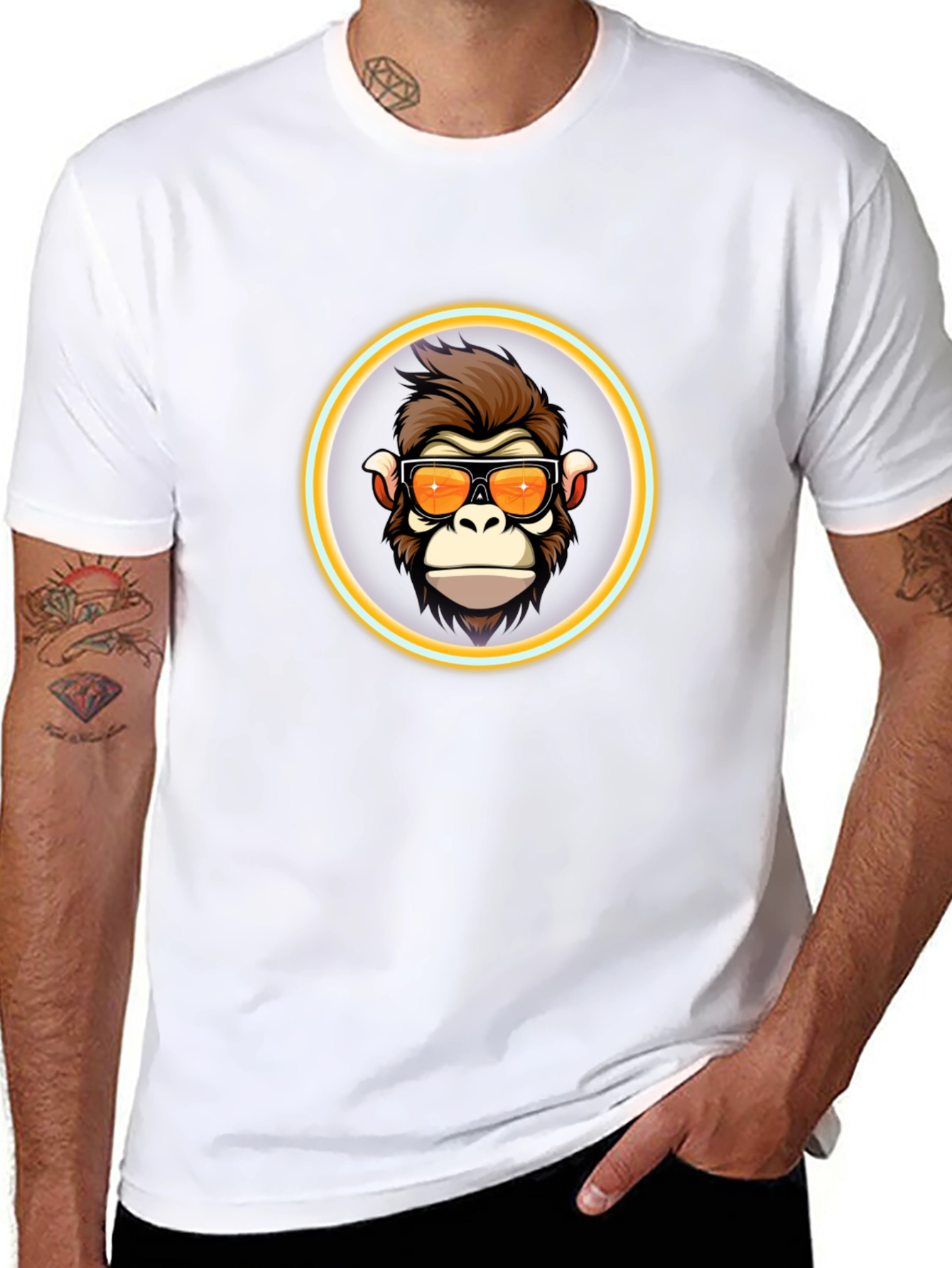 Cool Ape Graphic Tee - Black T-Shirt