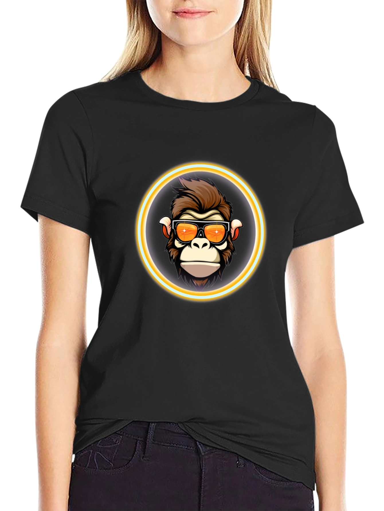 Cool Ape Graphic Tee - Black T-Shirt