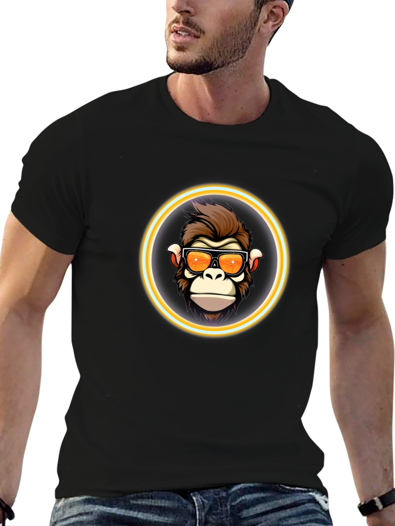 Cool Ape Graphic Tee - Black T-Shirt