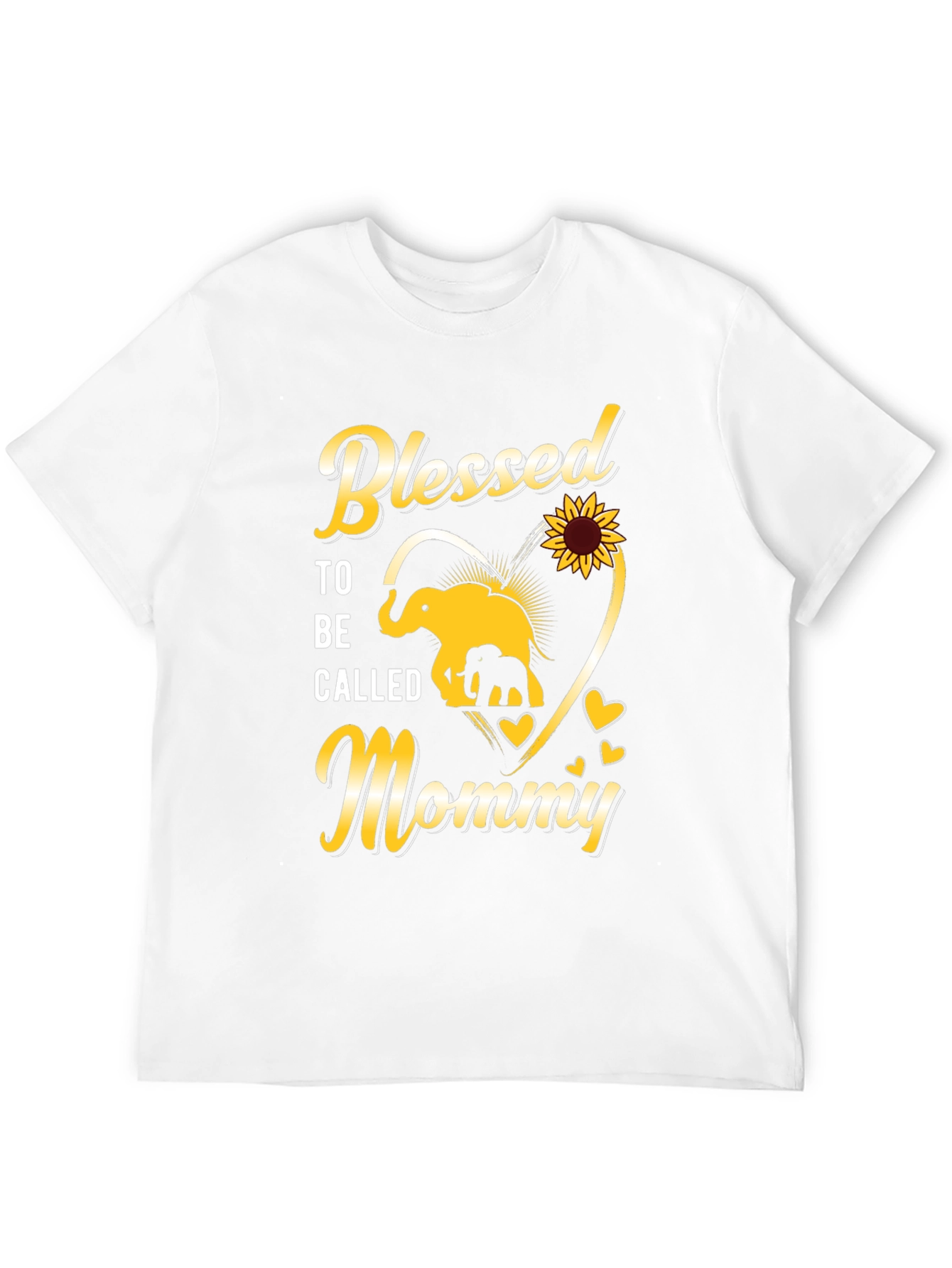 Blessed To Be Called Mommy Elephant T-Shirt