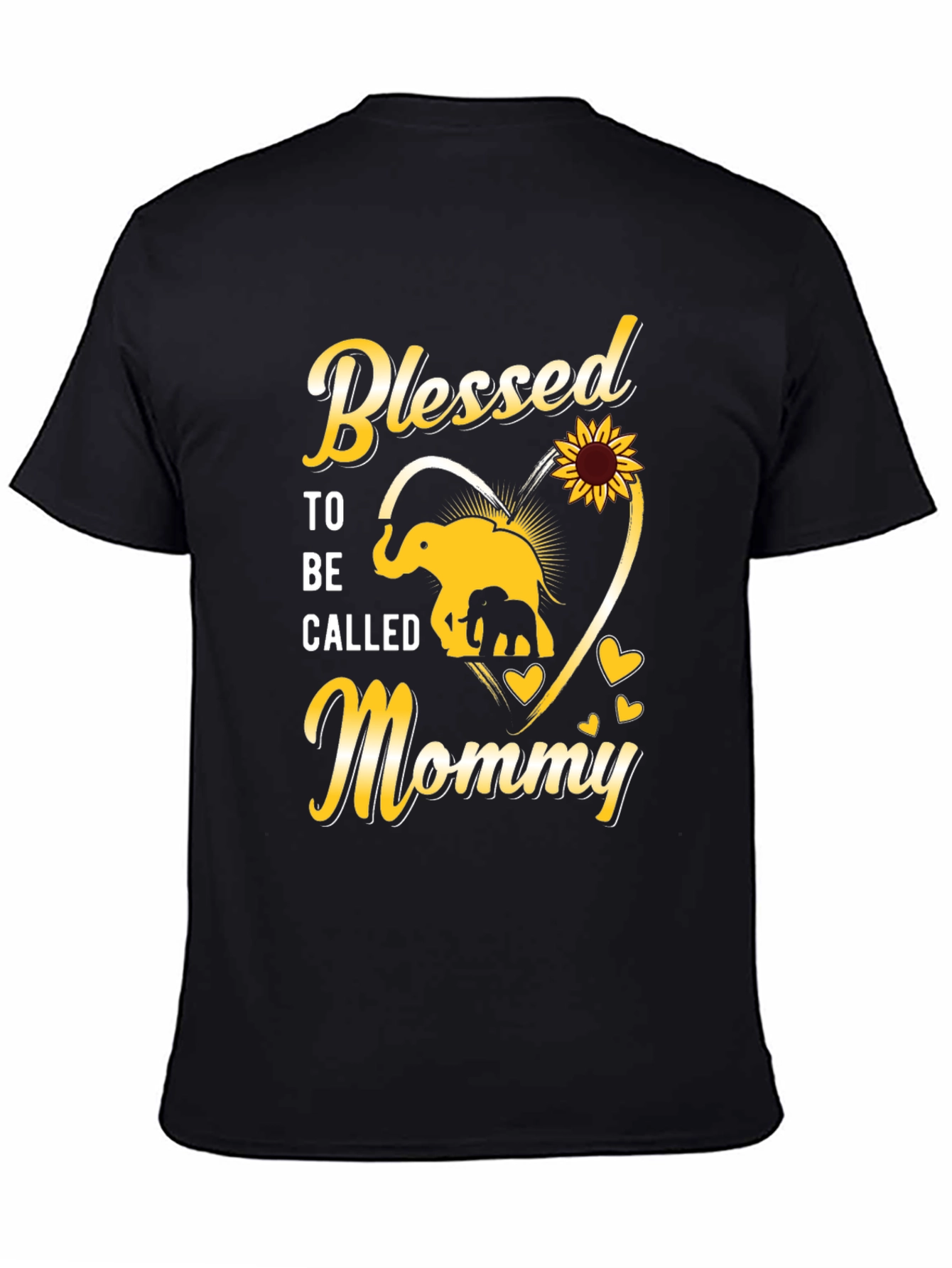 Blessed To Be Called Mommy Elephant T-Shirt