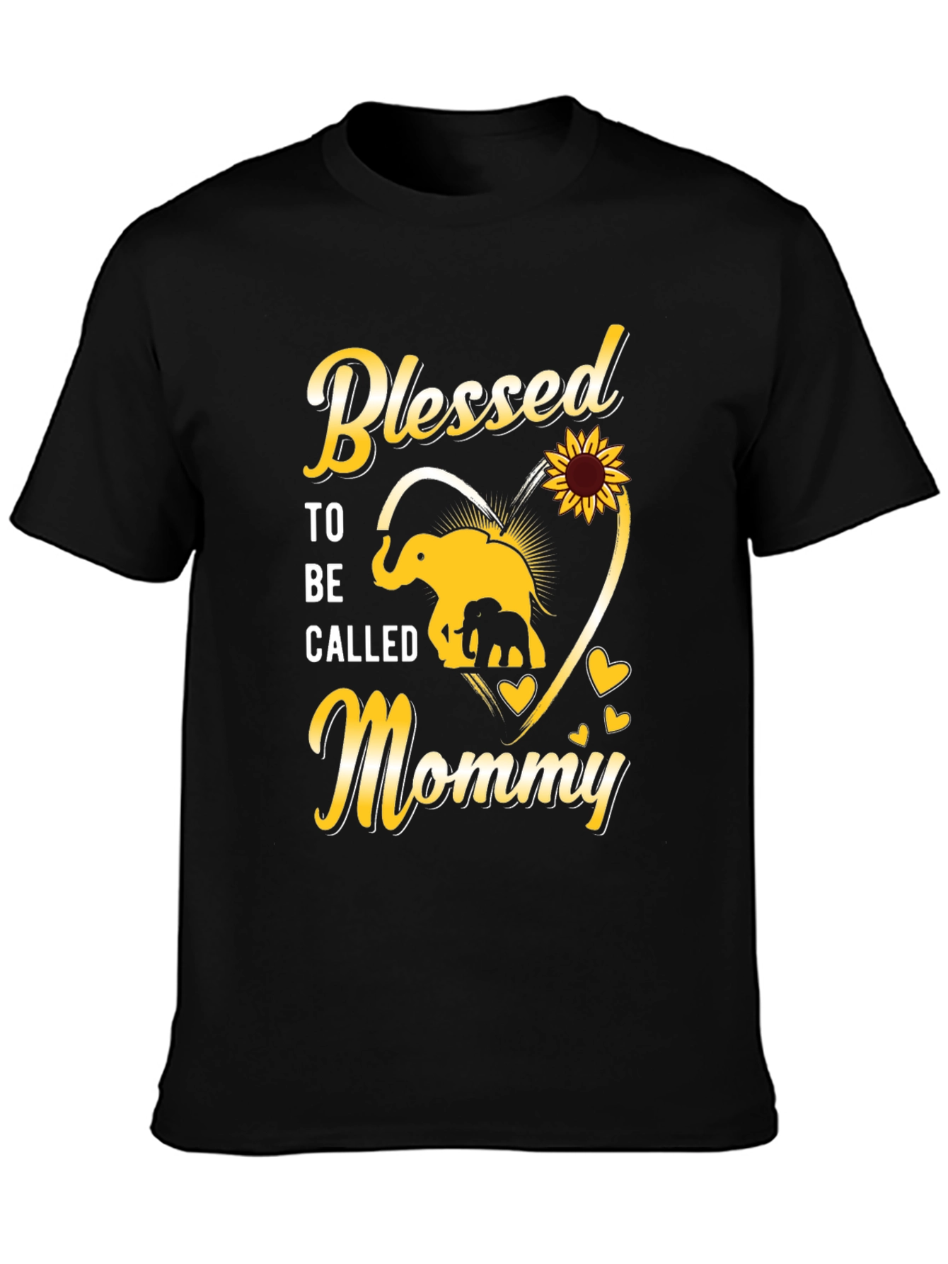 Blessed To Be Called Mommy Elephant T-Shirt
