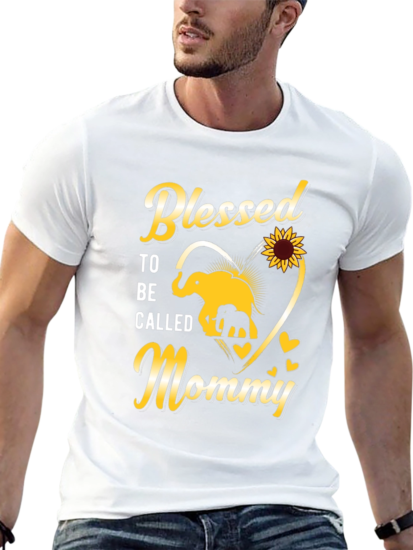 Blessed To Be Called Mommy Elephant T-Shirt