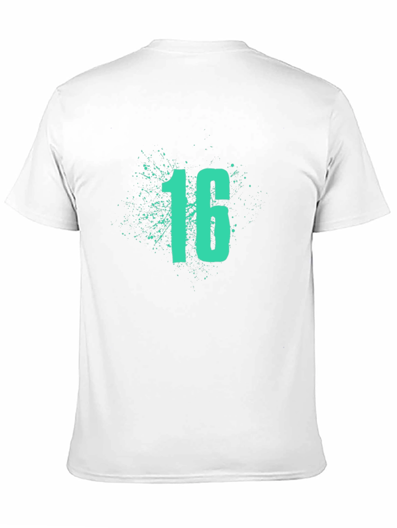 Cool Sixteen Splash Black T-Shirt