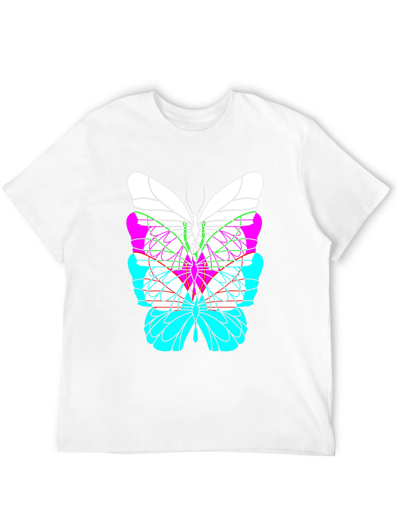 Butterfly Graphic Black T-Shirt
