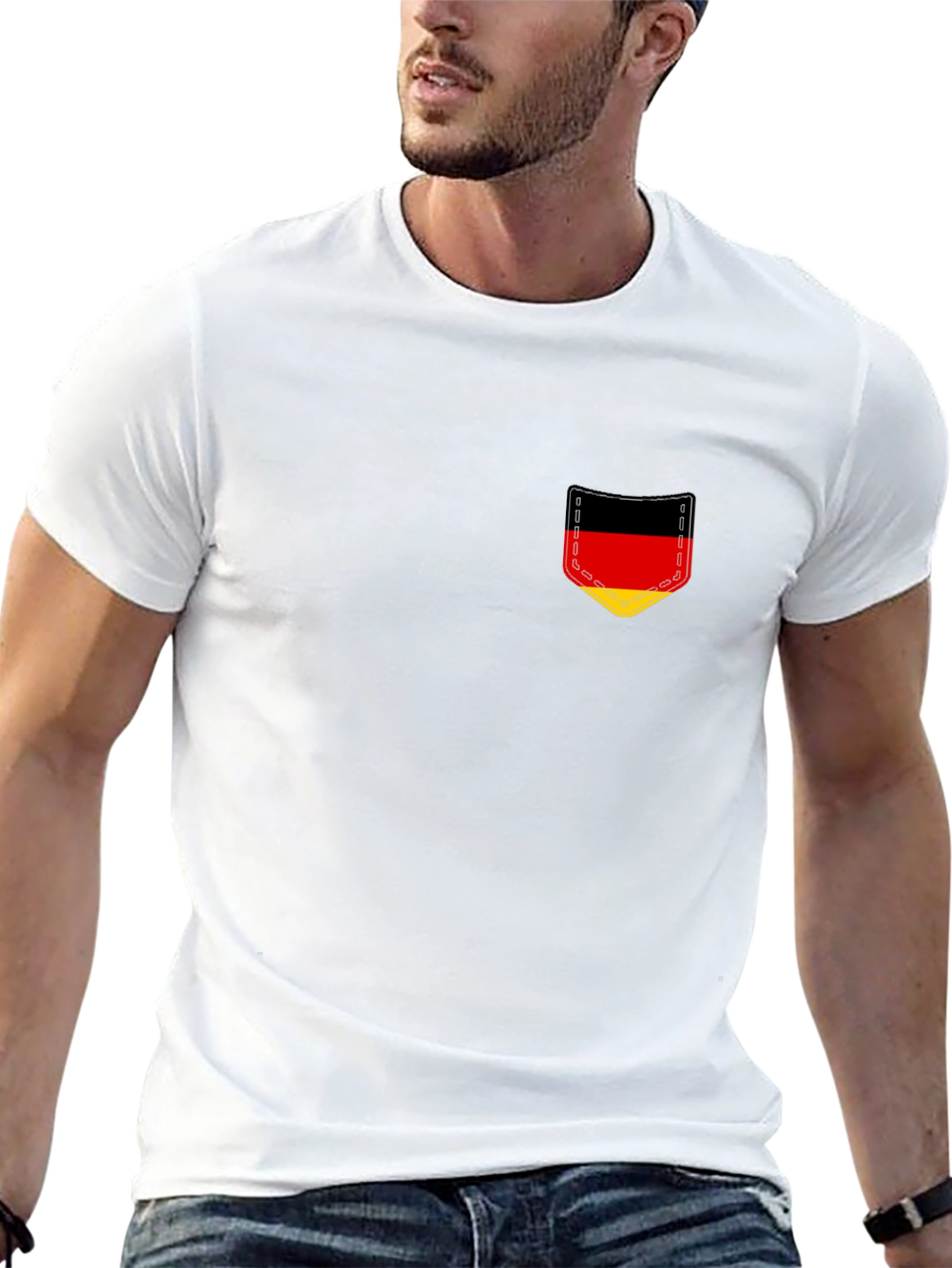 German Flag Pocket T-Shirt - Stylish Graphic Tee