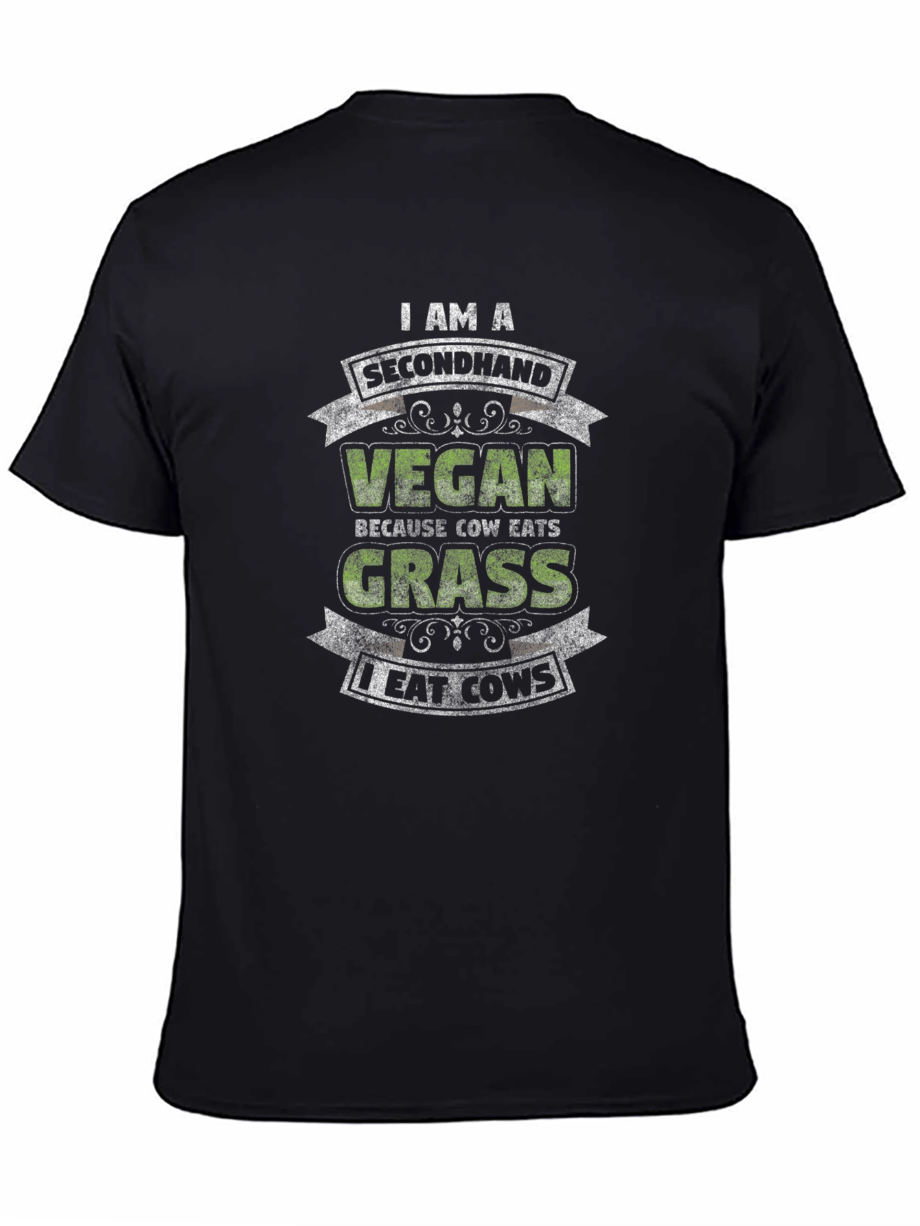 Secondhand Vegan I Eat Cows T-Shirt