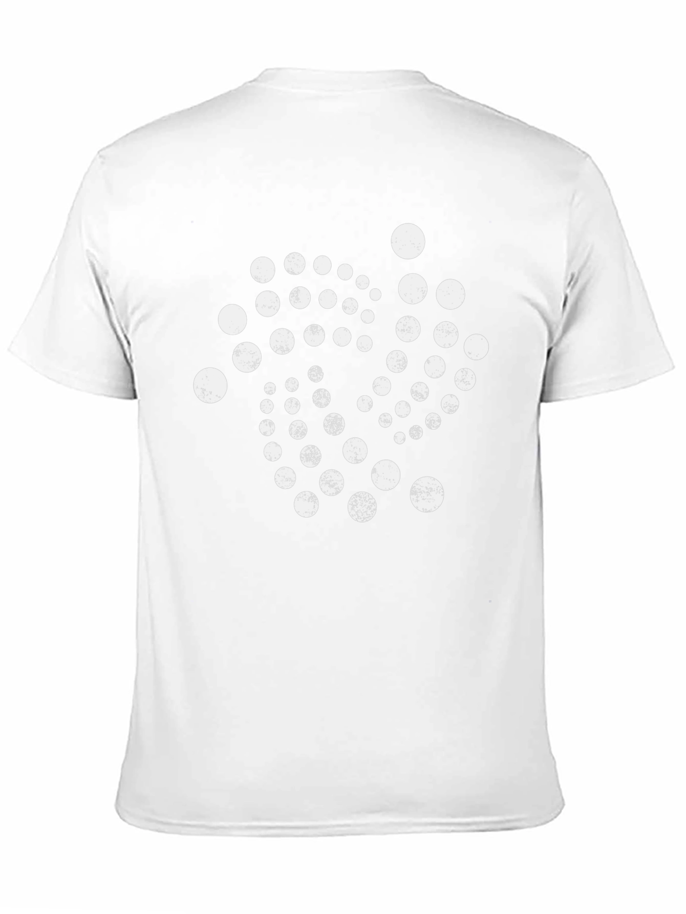 Dotted Pattern Black T-Shirt