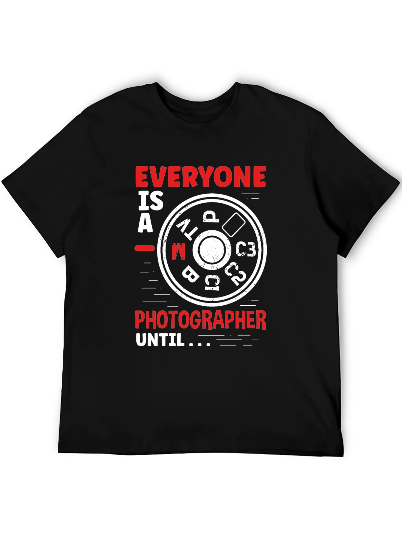 Photographer Mode Dial T-Shirt - Funny Photography Gift
