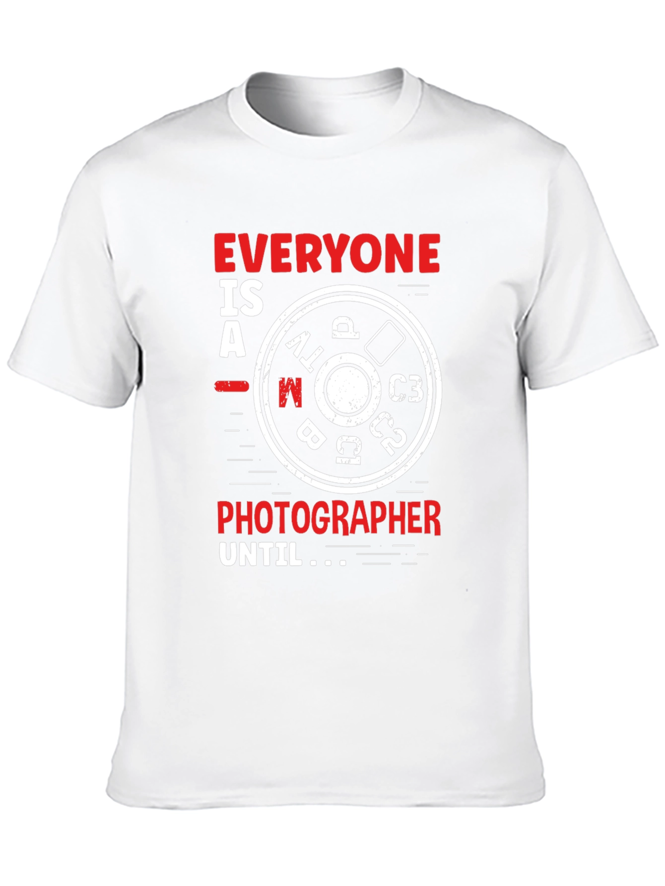 Photographer Mode Dial T-Shirt - Funny Photography Gift