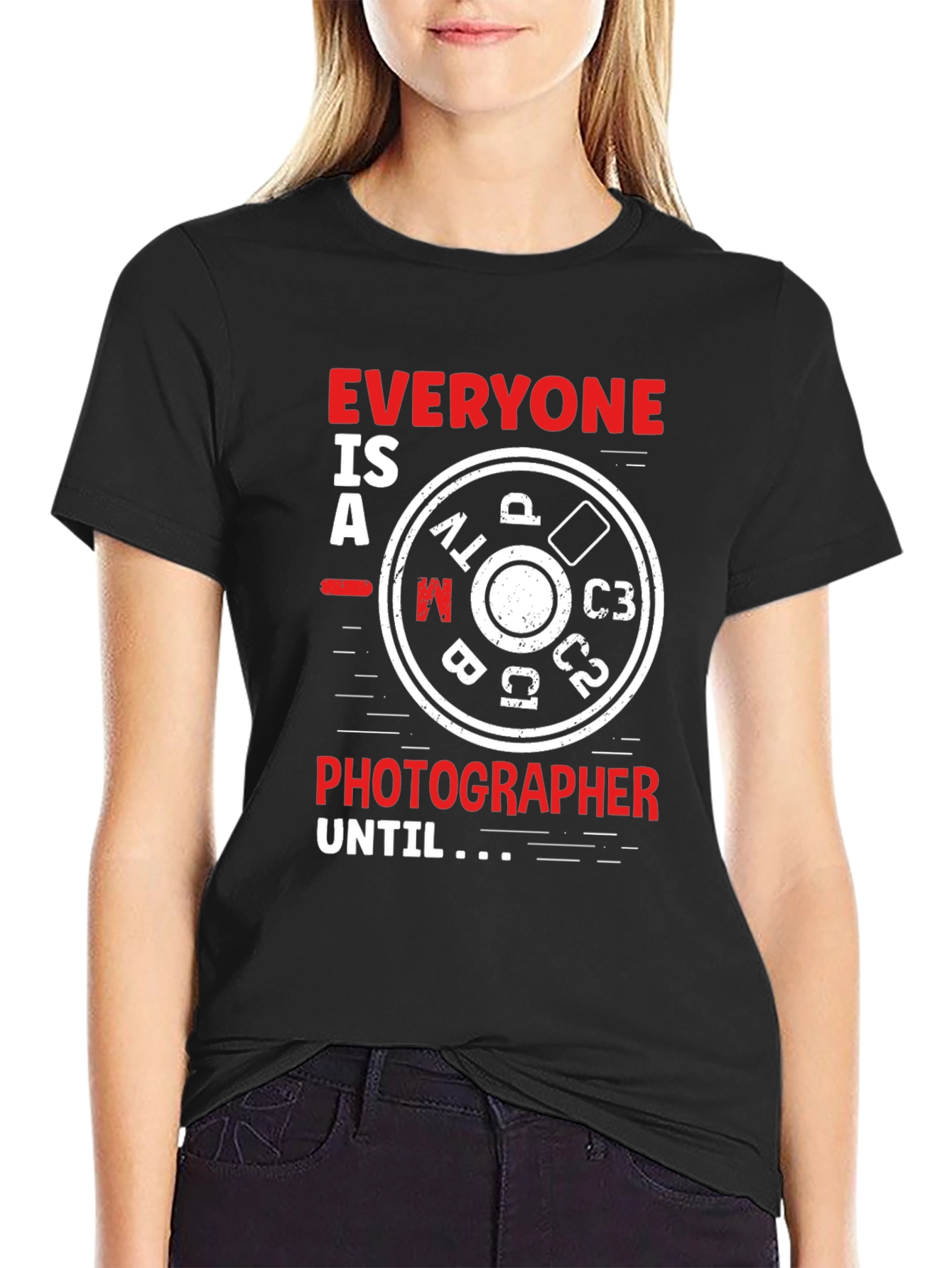 Photographer Mode Dial T-Shirt - Funny Photography Gift
