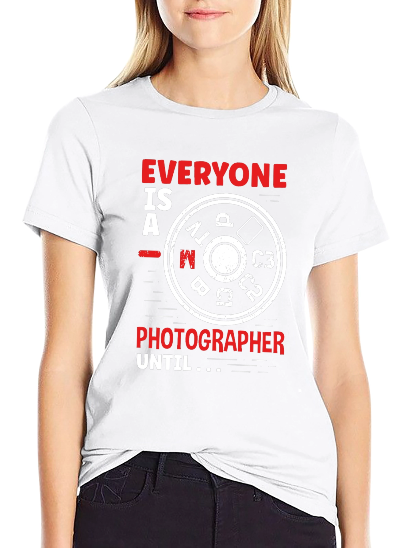 Photographer Mode Dial T-Shirt - Funny Photography Gift