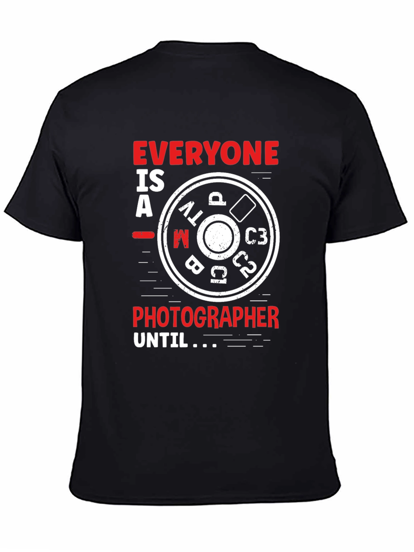 Photographer Mode Dial T-Shirt - Funny Photography Gift