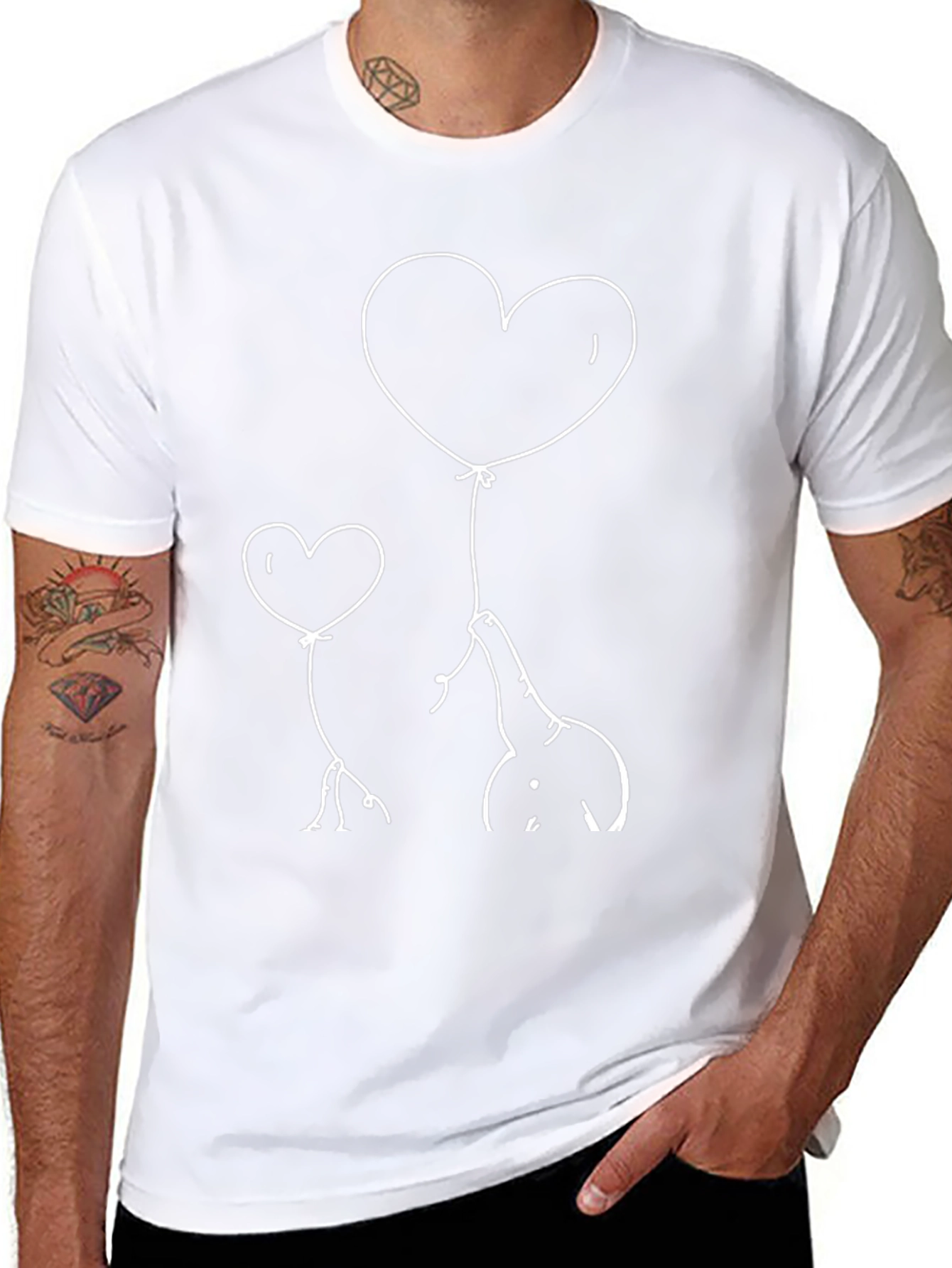 Heart Balloon Graphic T-Shirt