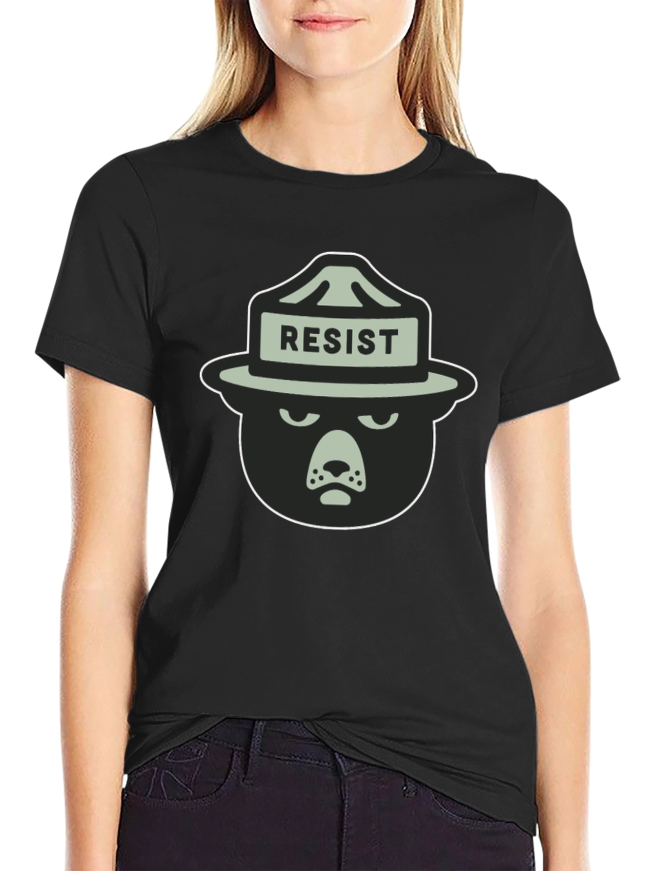 Resist Bear T-Shirt - Mens Graphic Tee
