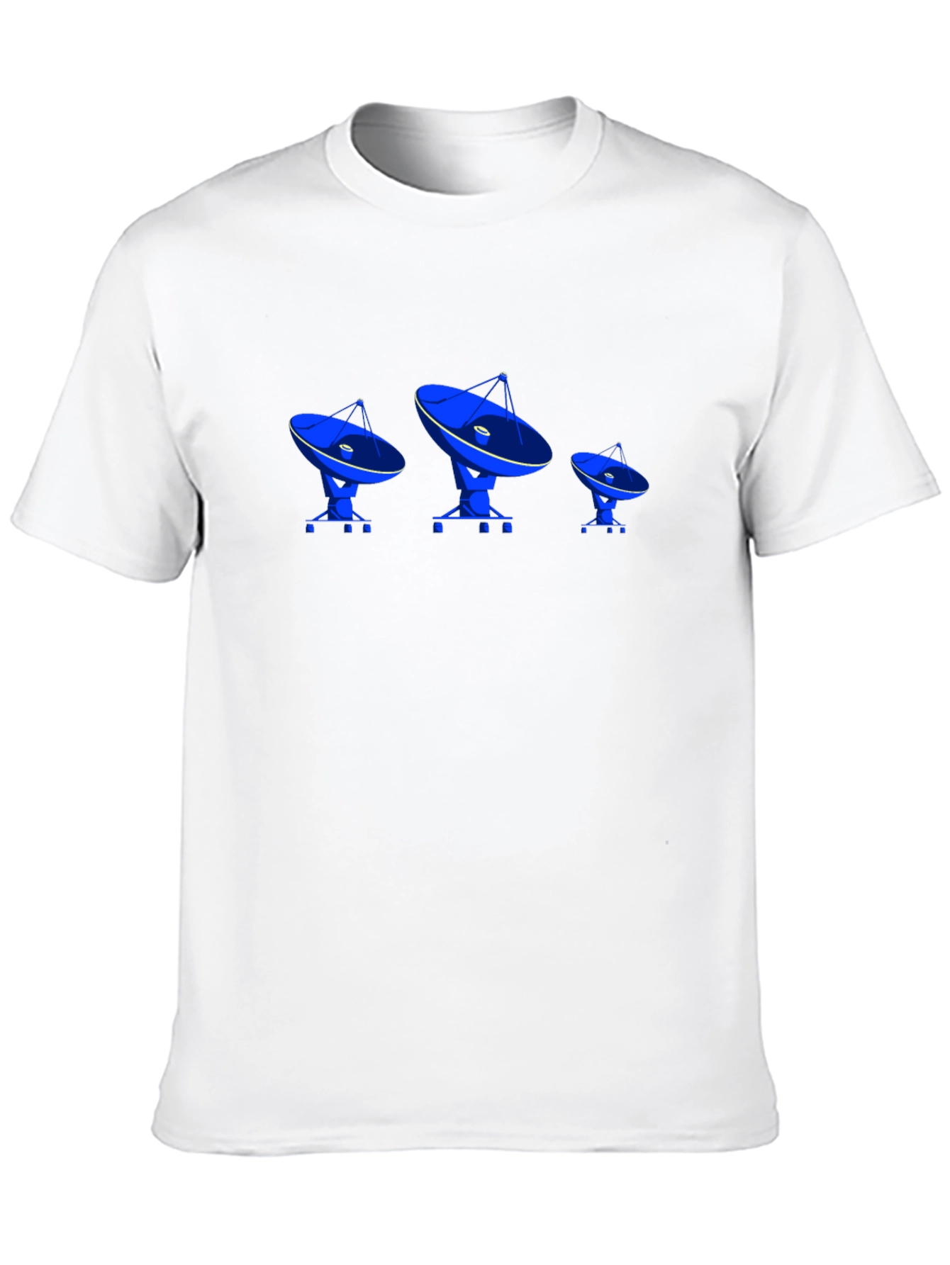Satellite Dish Black T-Shirt