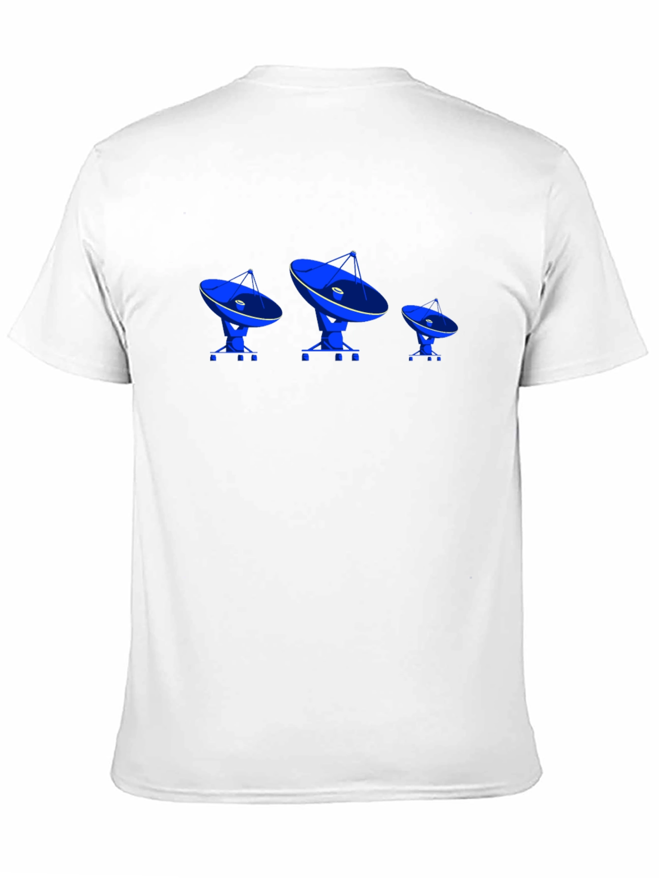 Satellite Dish Black T-Shirt