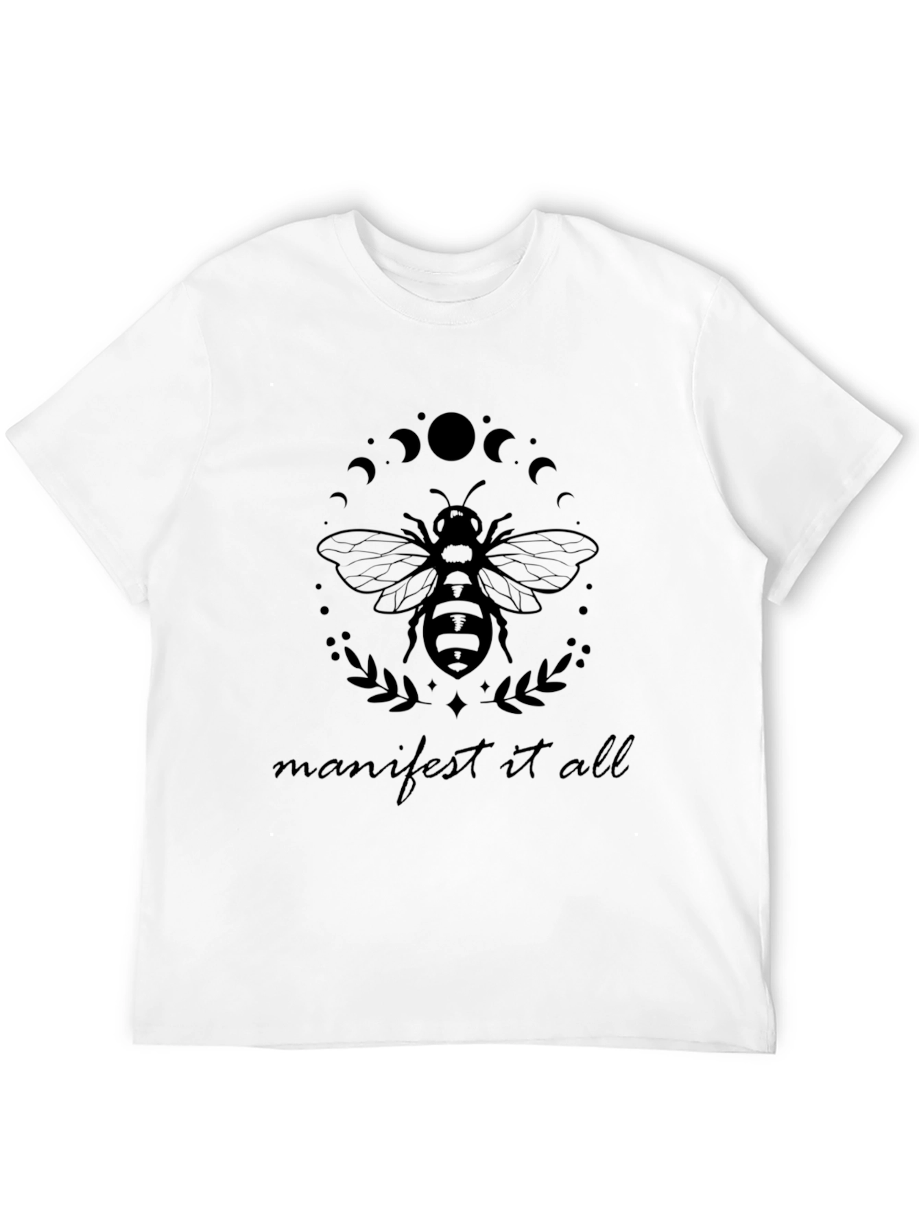 Manifest It All Black Bee Graphic Tee - Unisex