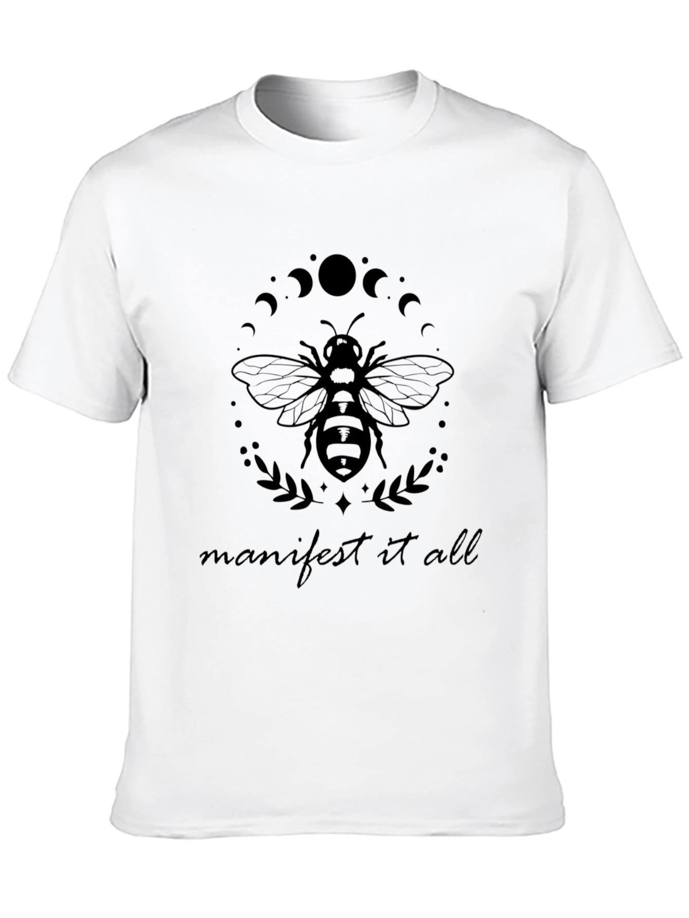 Manifest It All Black Bee Graphic Tee - Unisex