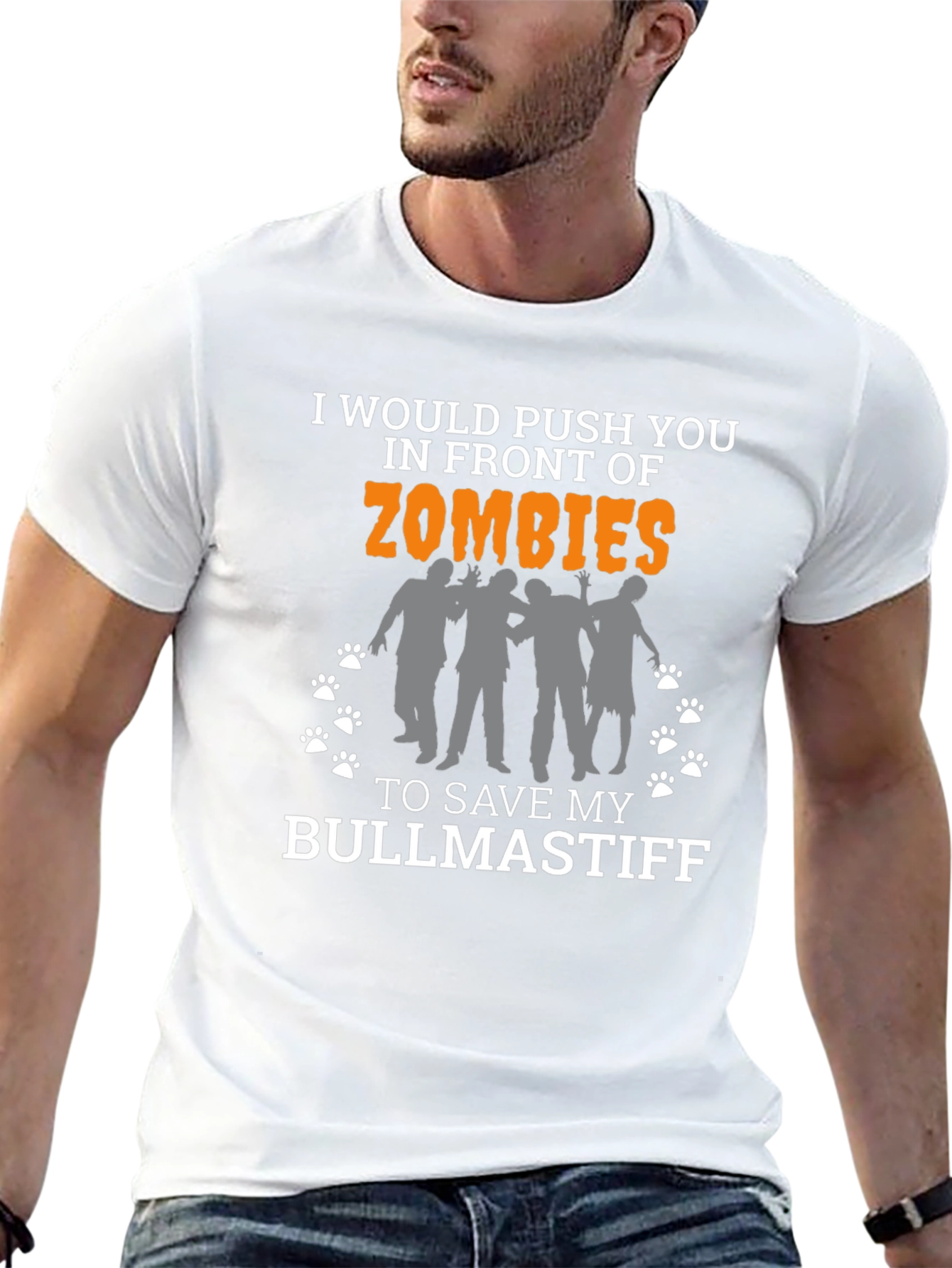 Zombie Bullmastiff T-Shirt