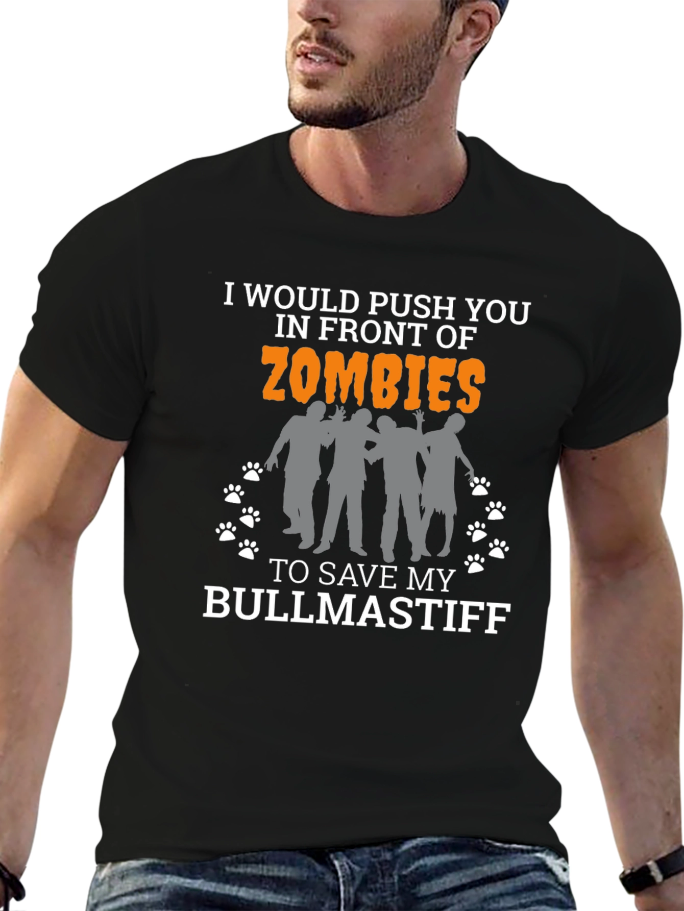 Zombie Bullmastiff T-Shirt