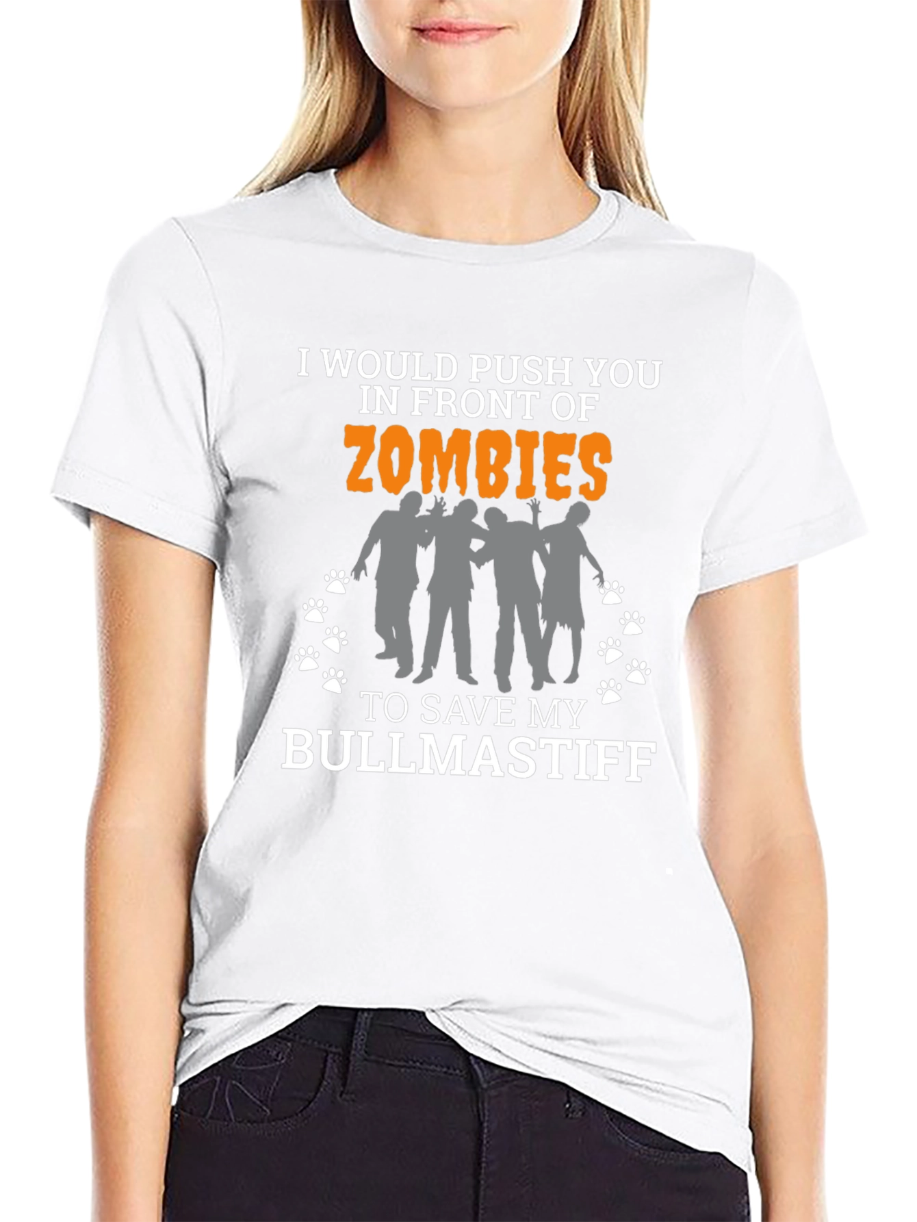 Zombie Bullmastiff T-Shirt