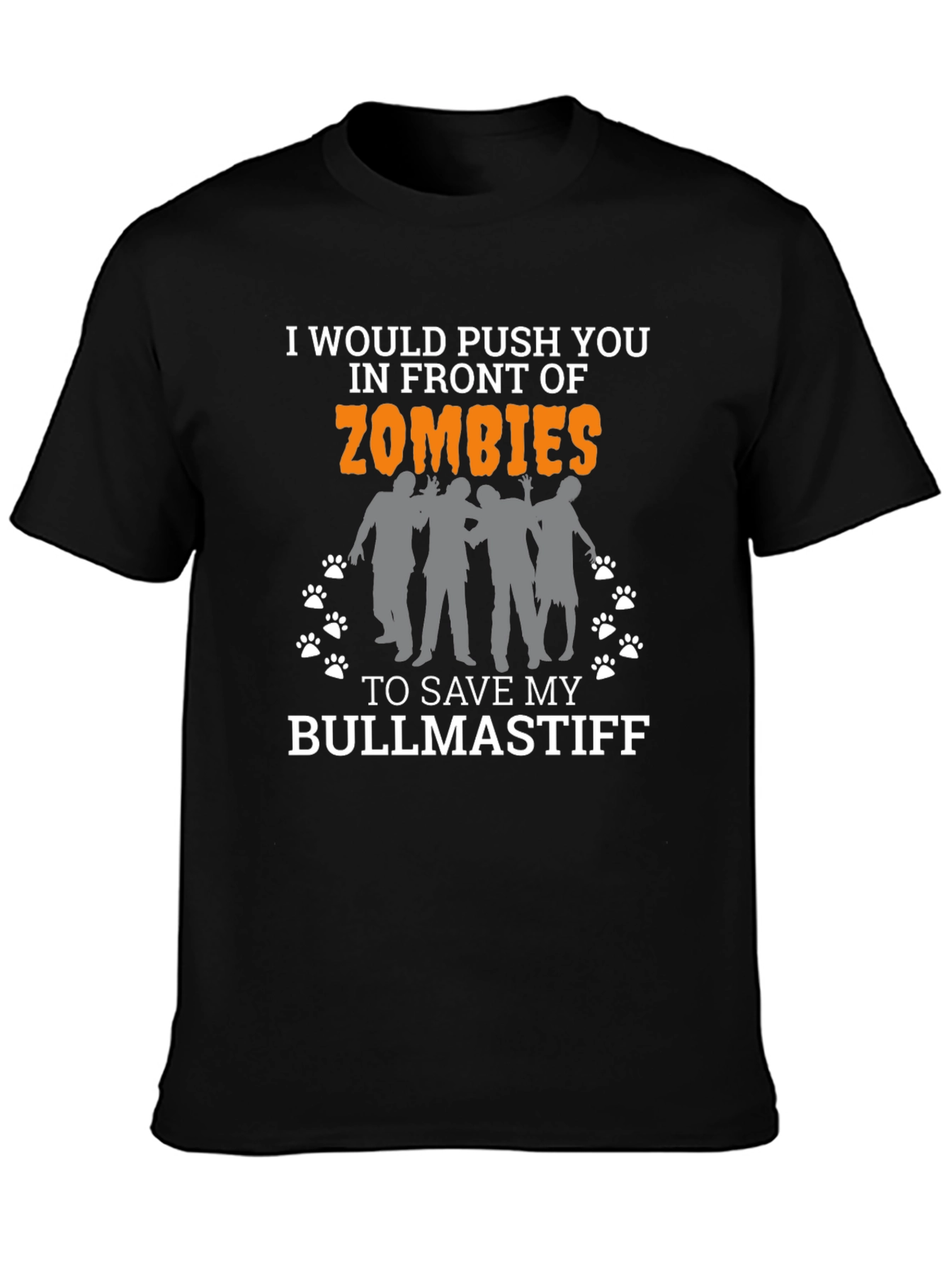 Zombie Bullmastiff T-Shirt