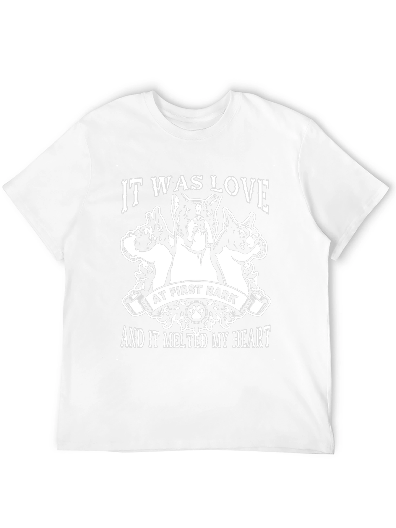 Dog Lover T-Shirt: It Was Love At First Bark