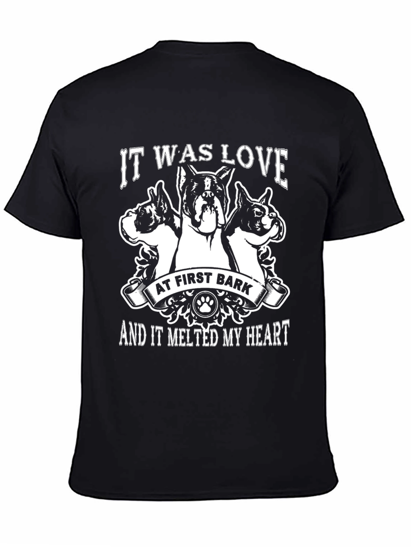 Dog Lover T-Shirt: It Was Love At First Bark