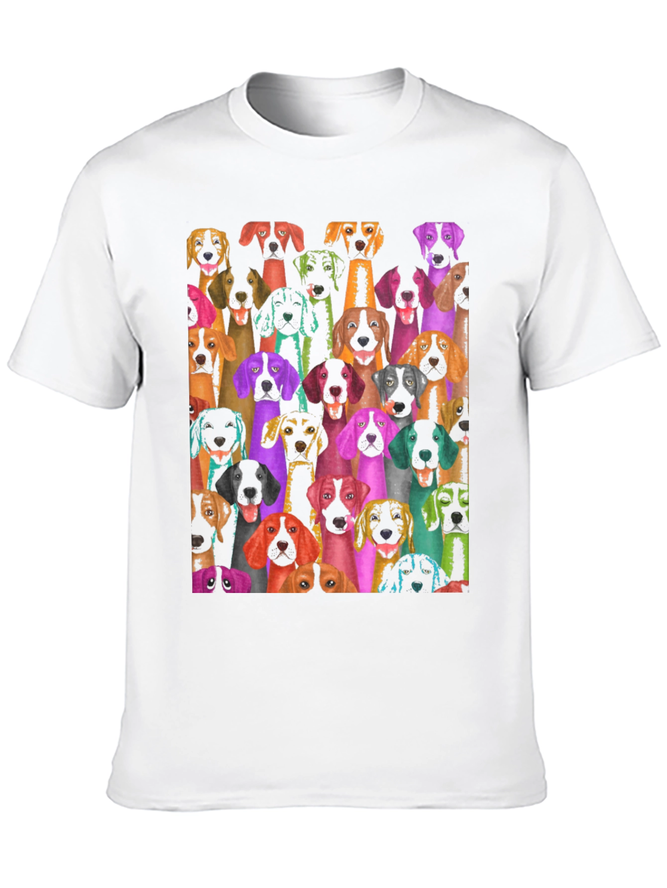 Dog Breed Collage Graphic T-Shirt