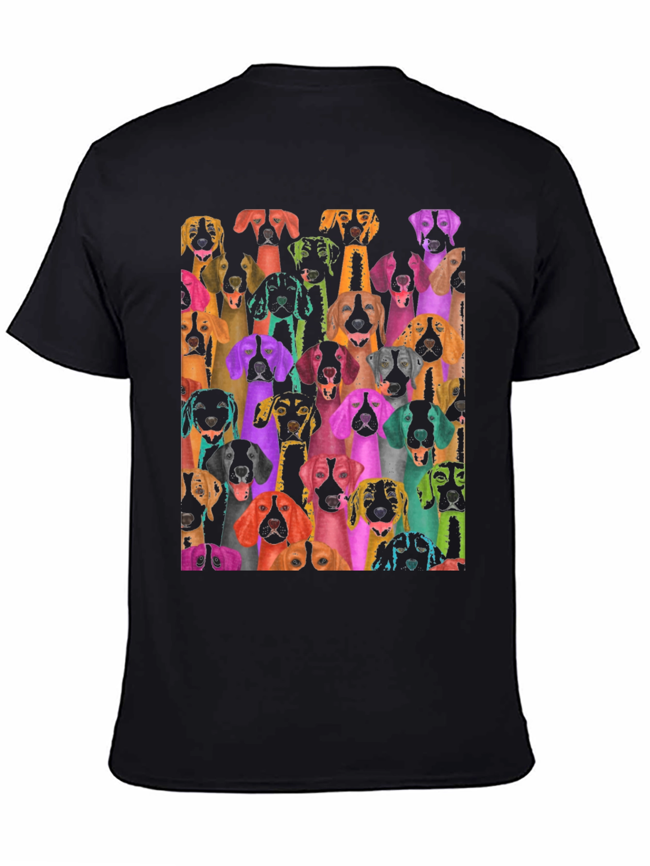 Dog Breed Collage Graphic T-Shirt