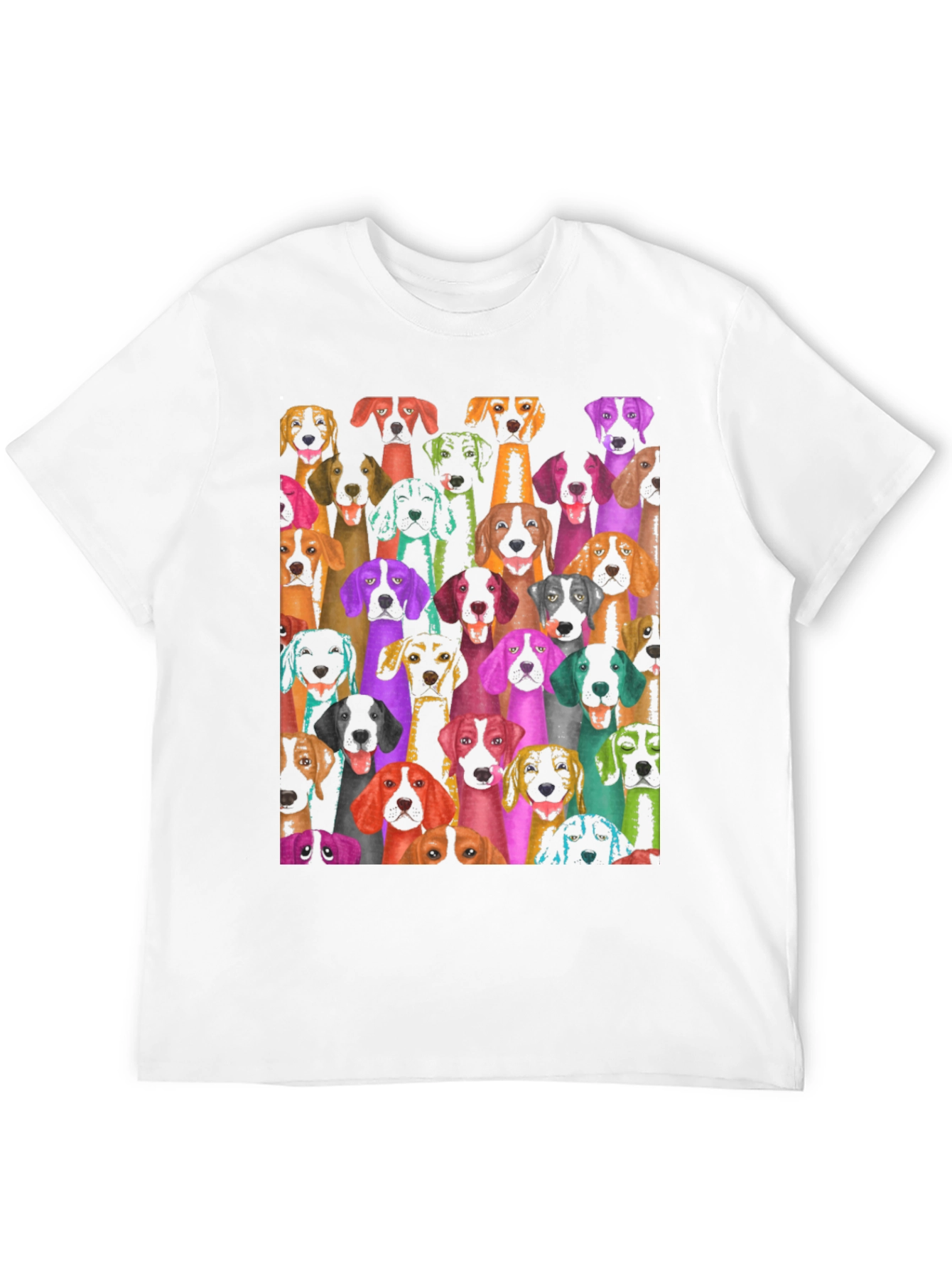 Dog Breed Collage Graphic T-Shirt