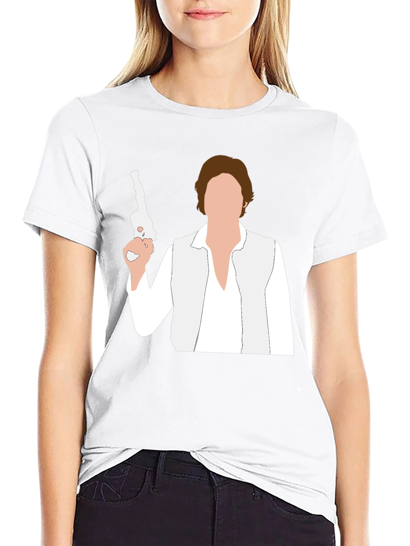Han Solo Graphic T-Shirt - Black