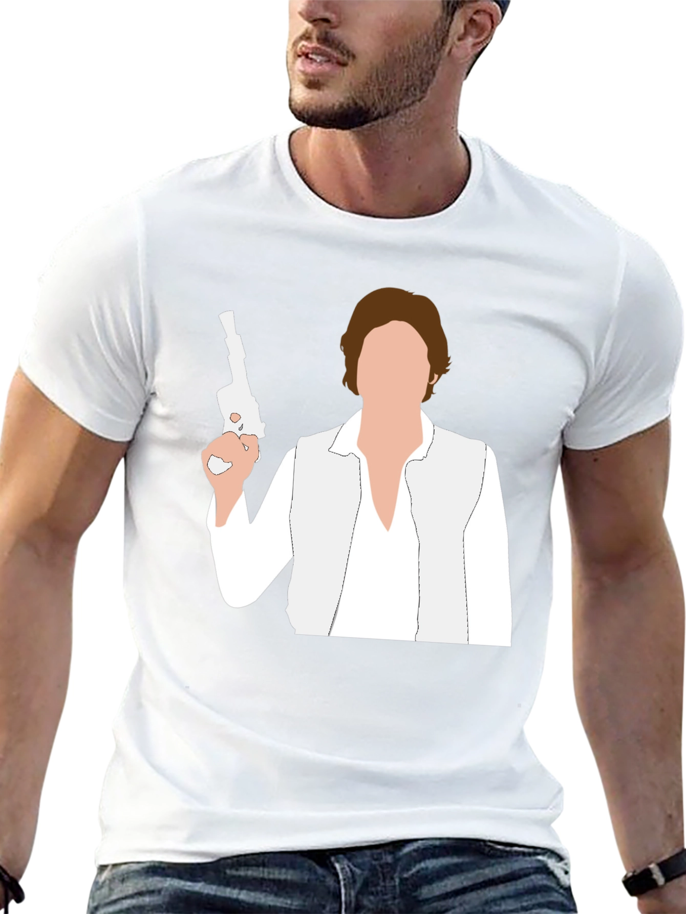 Han Solo Graphic T-Shirt - Black
