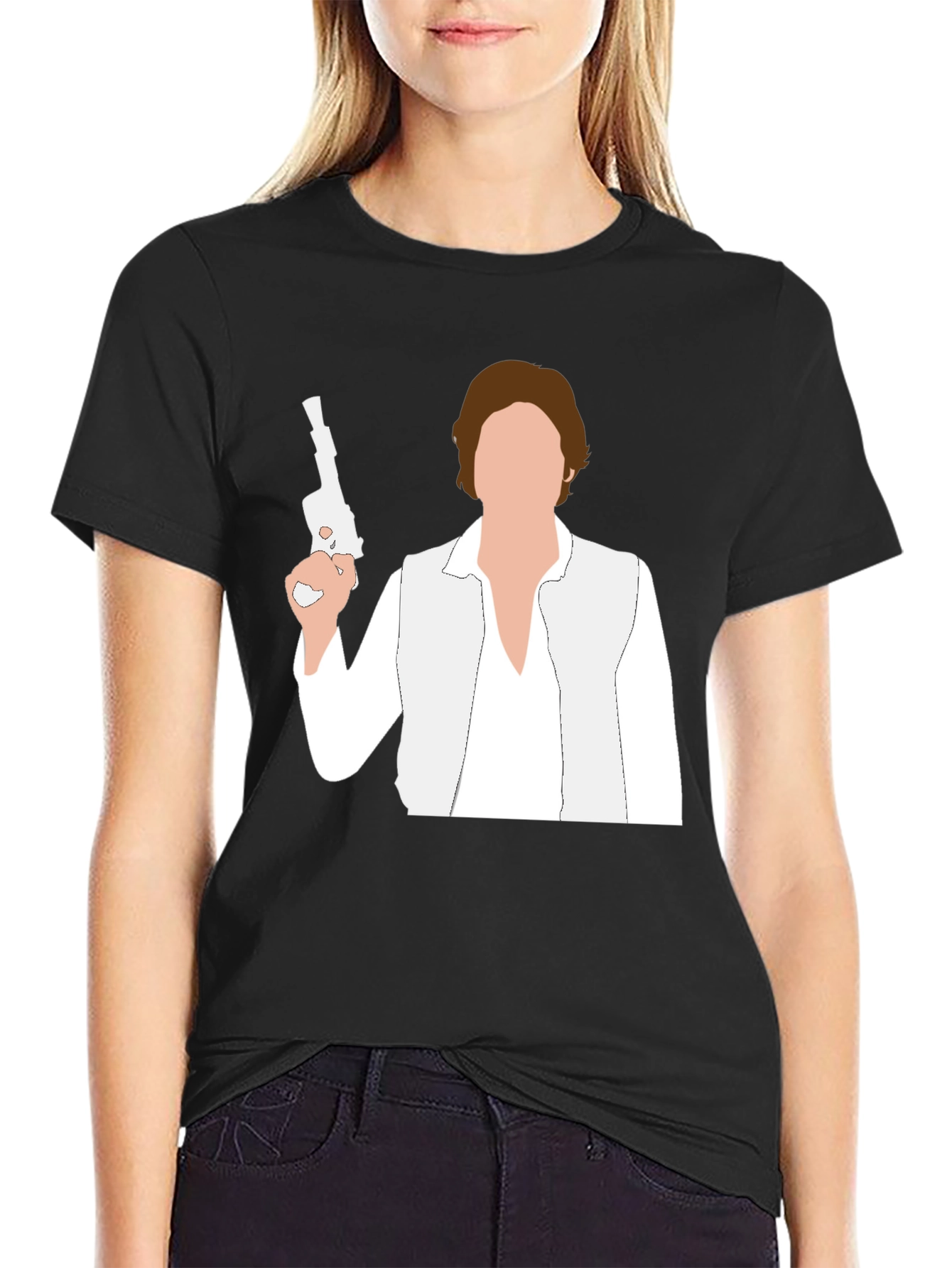 Han Solo Graphic T-Shirt - Black