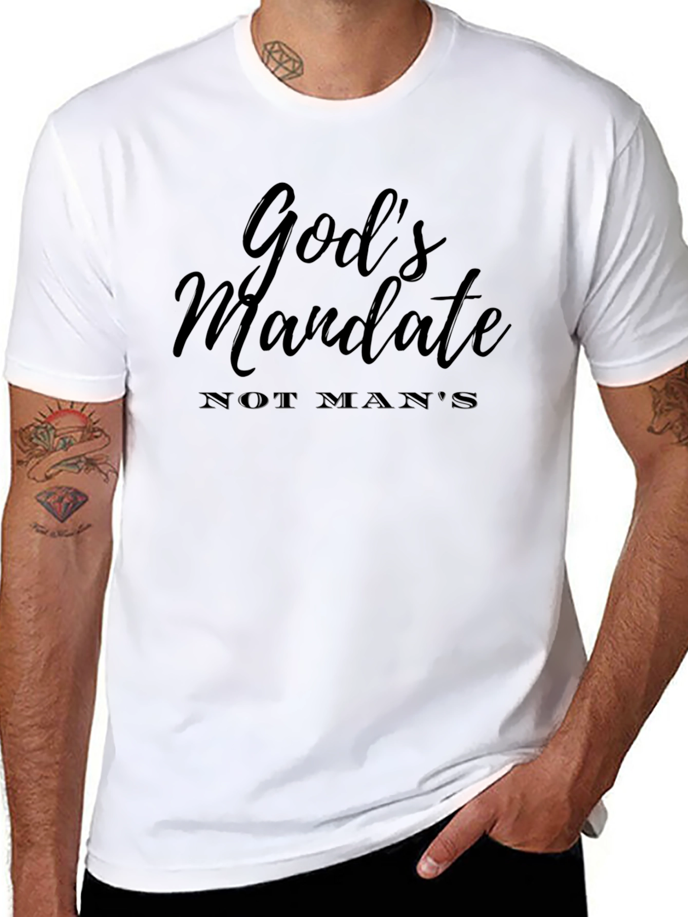 Gods Mandate T-Shirt - Christian Faith Apparel