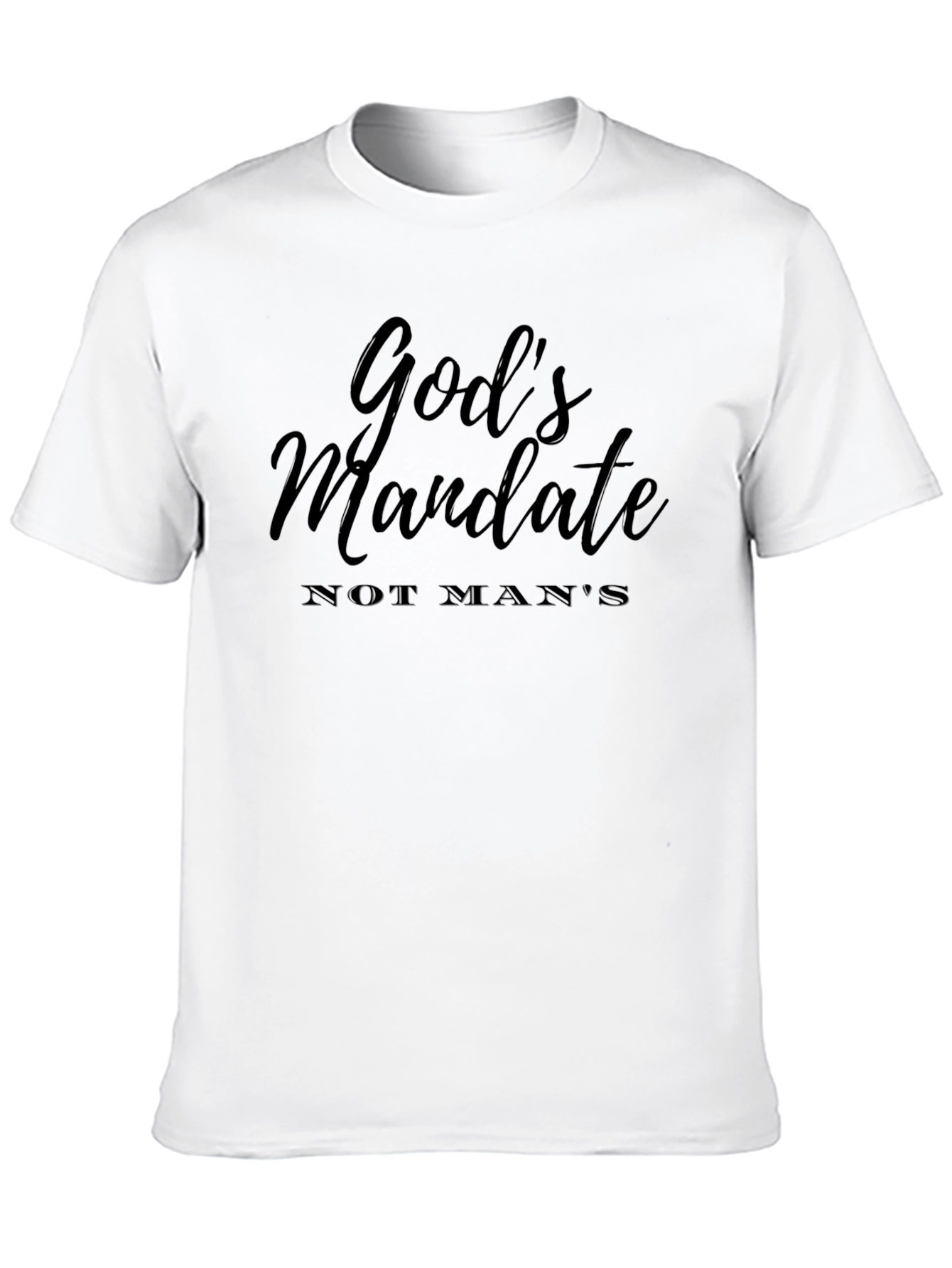 Gods Mandate T-Shirt - Christian Faith Apparel