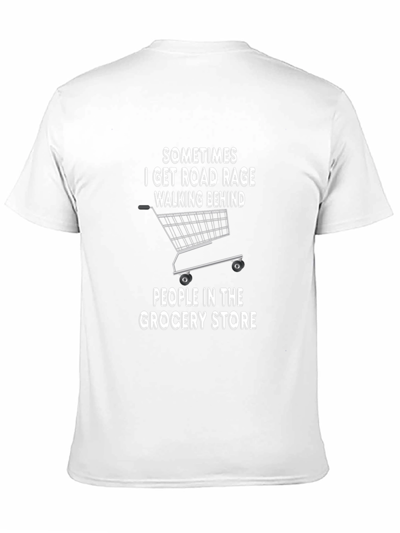 Road Rage Grocery Store Humor T-Shirt