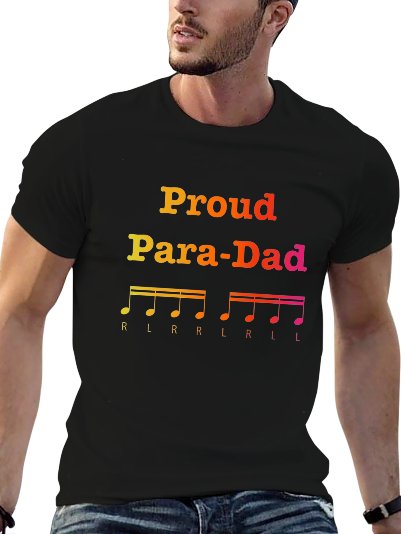 Proud Para-Dad T-Shirt - Music Dad Tee