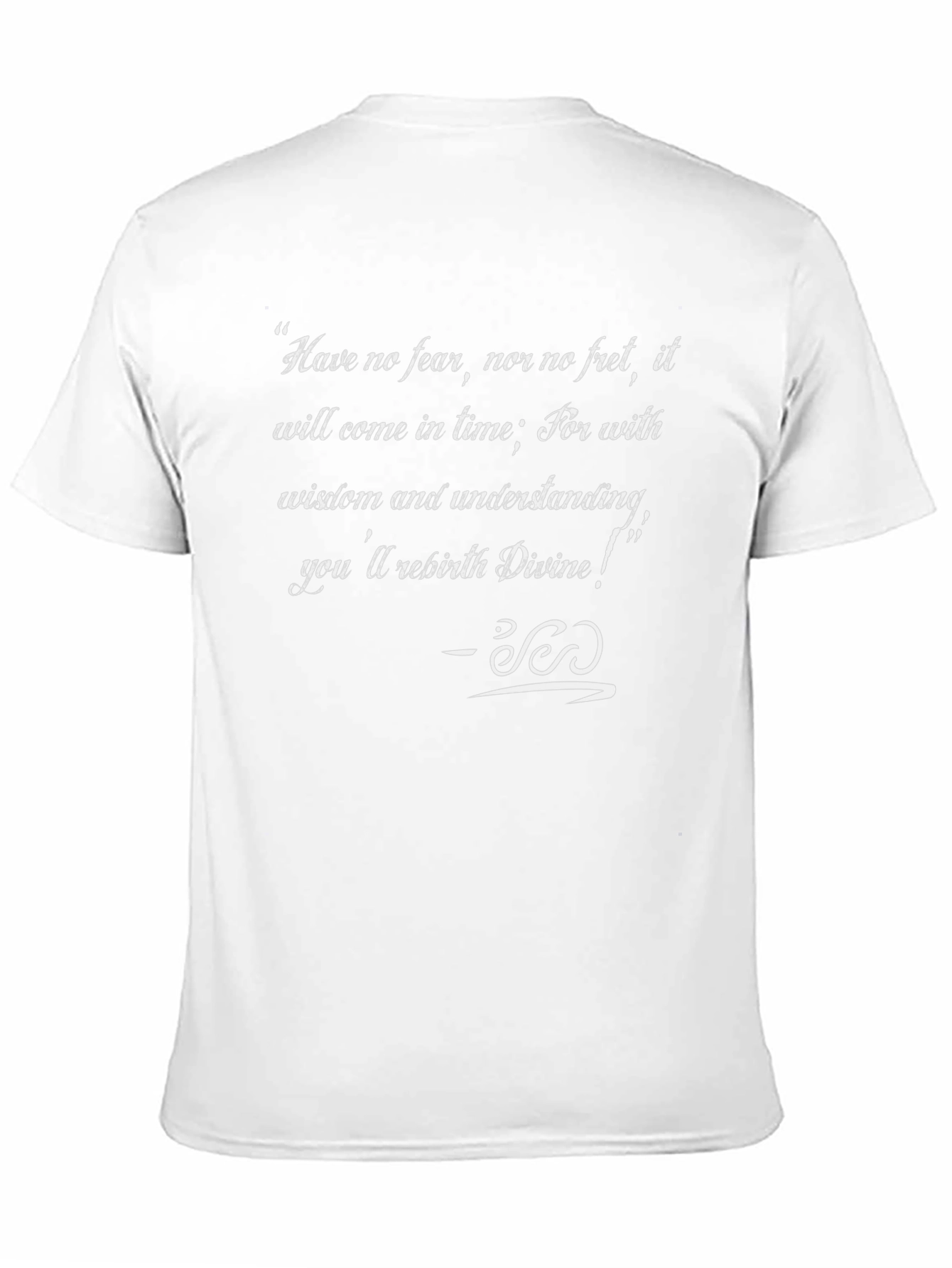 Inspirational Quote Black T-Shirt - Wisdom & Understanding